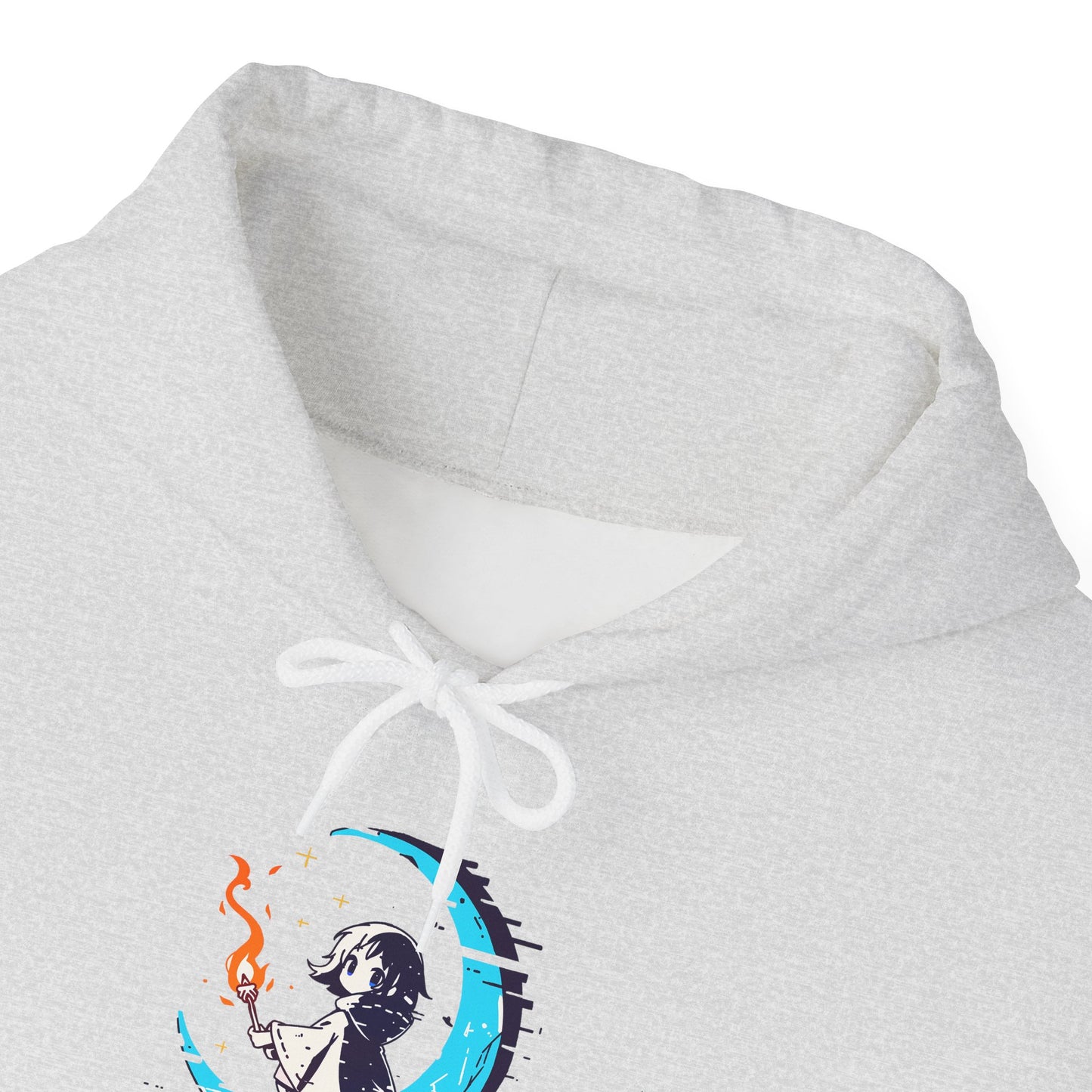 Fantasy Moon Girl Torchbearer Unisex Heavy Blend™ Hooded Sweatshirt