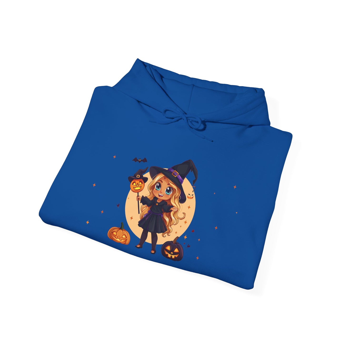 Cute Halloween Magician Girl Unisex Heavy Blend™ Hooded Sweatshirt