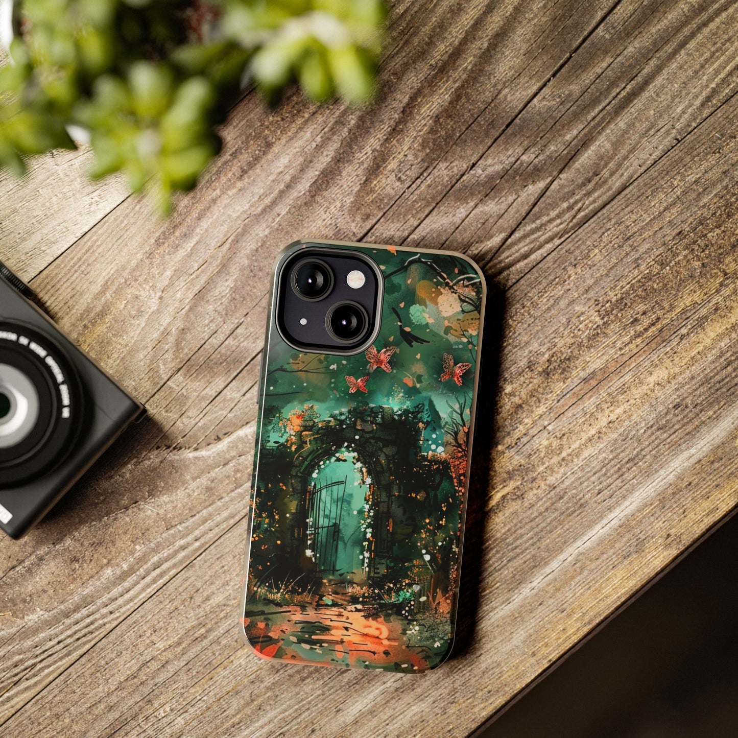 iPhone Android Lonely Ancient Fantasy Gate Phone Case