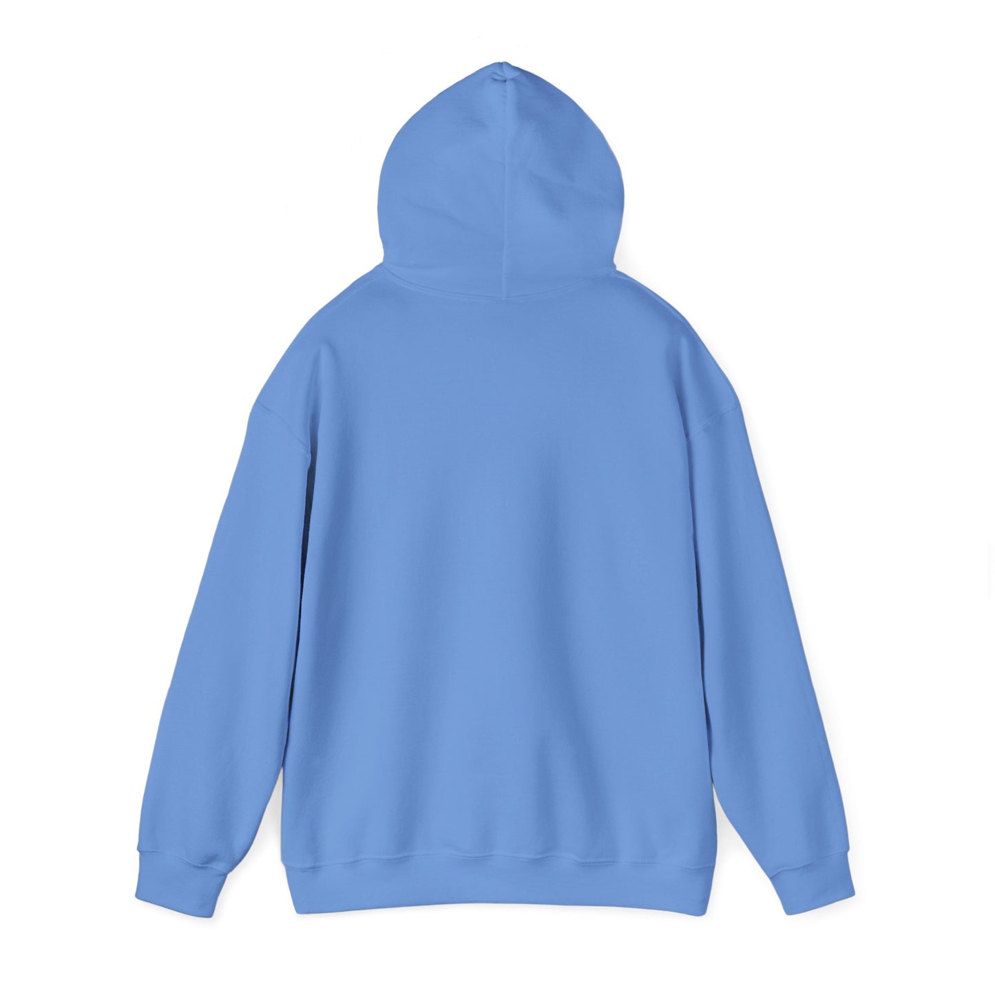 Anime Summer-Themed Unisex Heavy Blendâ„¢ Hooded Sweatshirt with Art of Girl & Coconut Tree under a Shooting Star - Warm Tropical Vibes