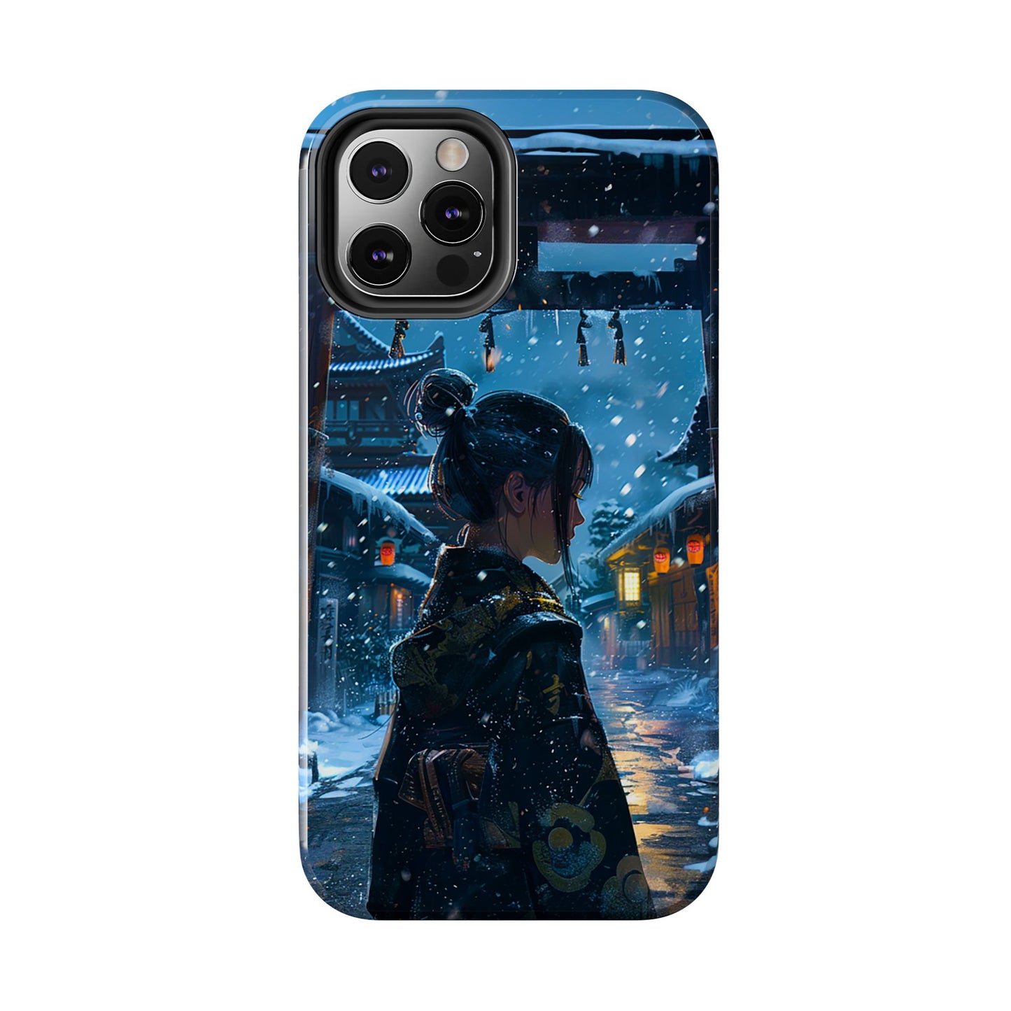 Snowy Japanese Village Tough Phone Case iPhone Android