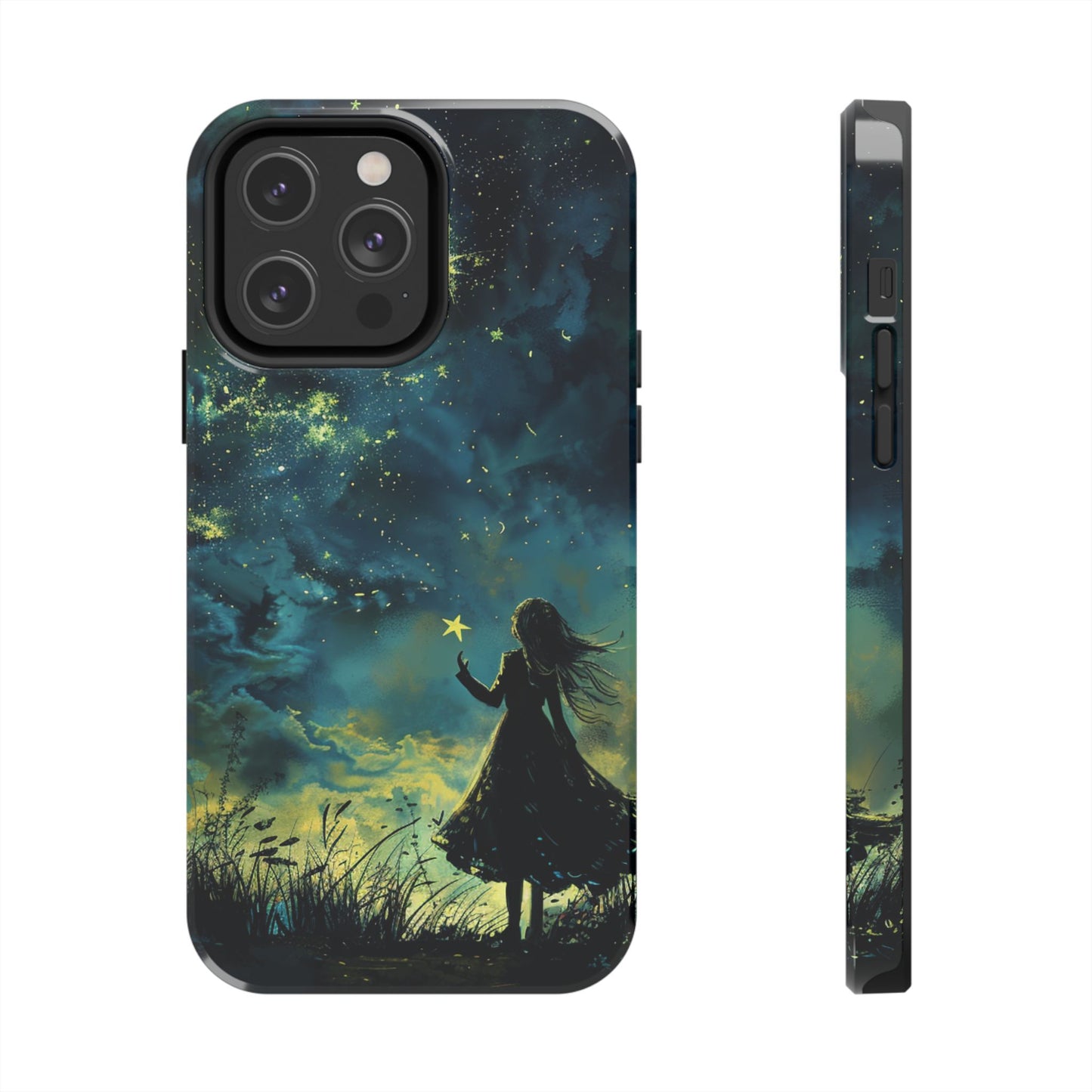 iPhone Android Wishing Star Girl Phone Case