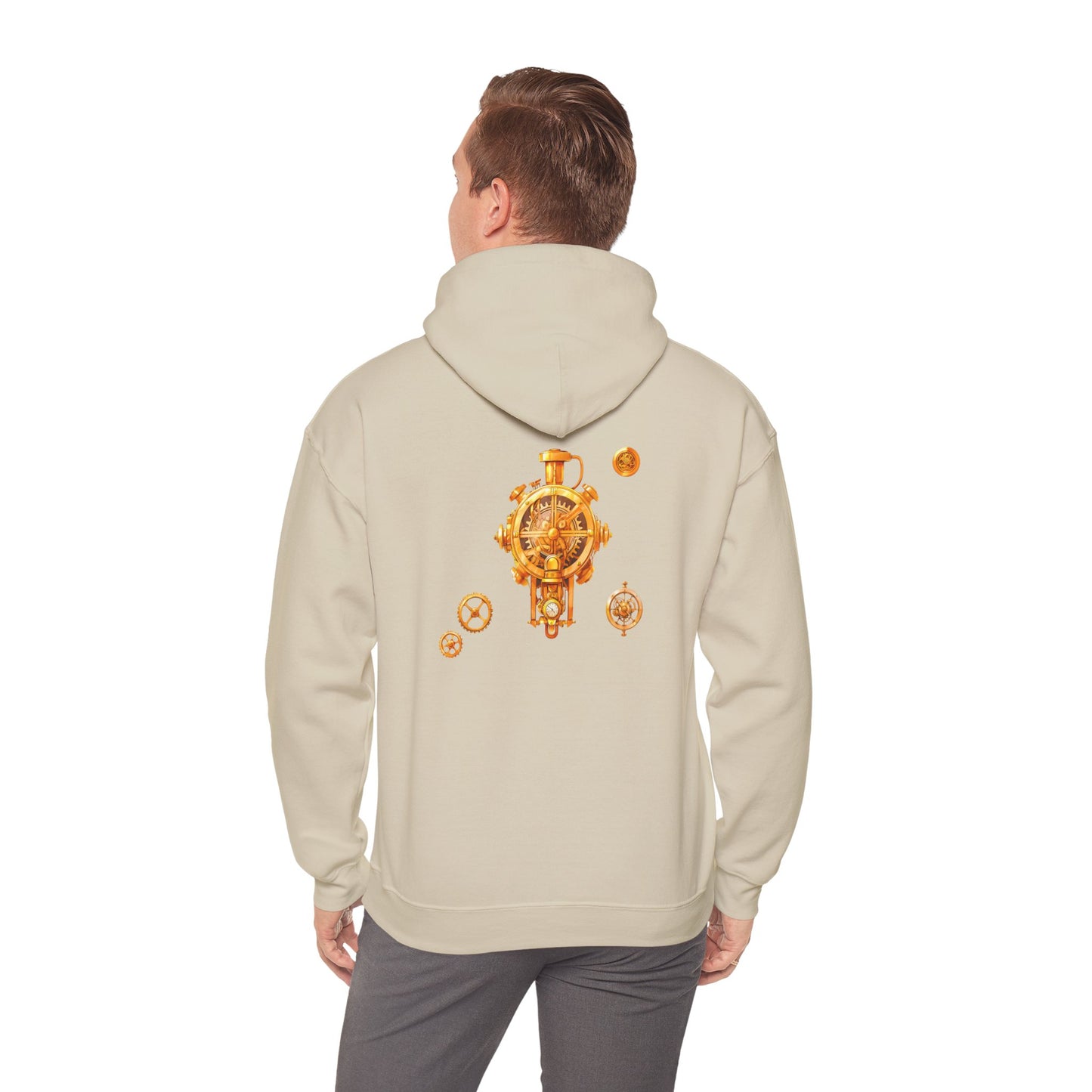 Steampunk Clocks and Gears Unisex Heavy Blend™ Hooded Sweatshirt