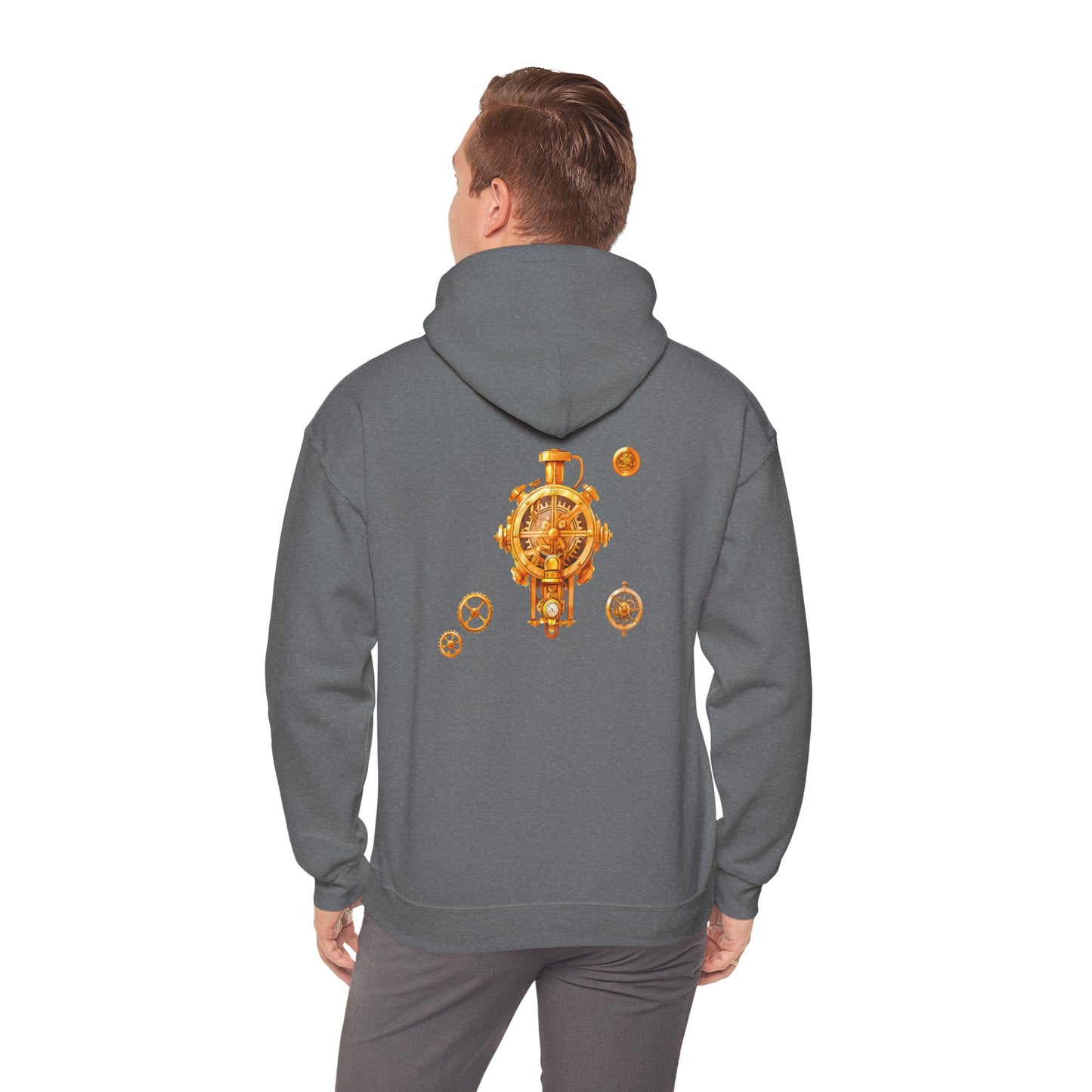 Steampunk Clocks and Gears Unisex Heavy Blend™ Hooded Sweatshirt
