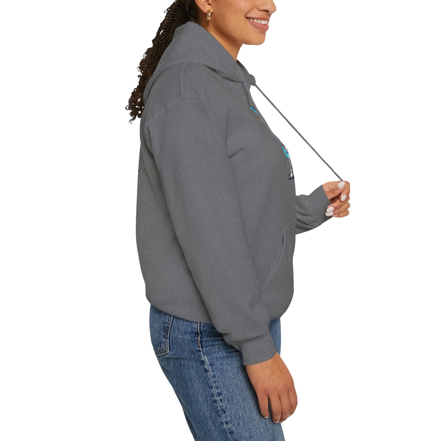 Fantasy Moon Girl Torchbearer Unisex Heavy Blend™ Hooded Sweatshirt