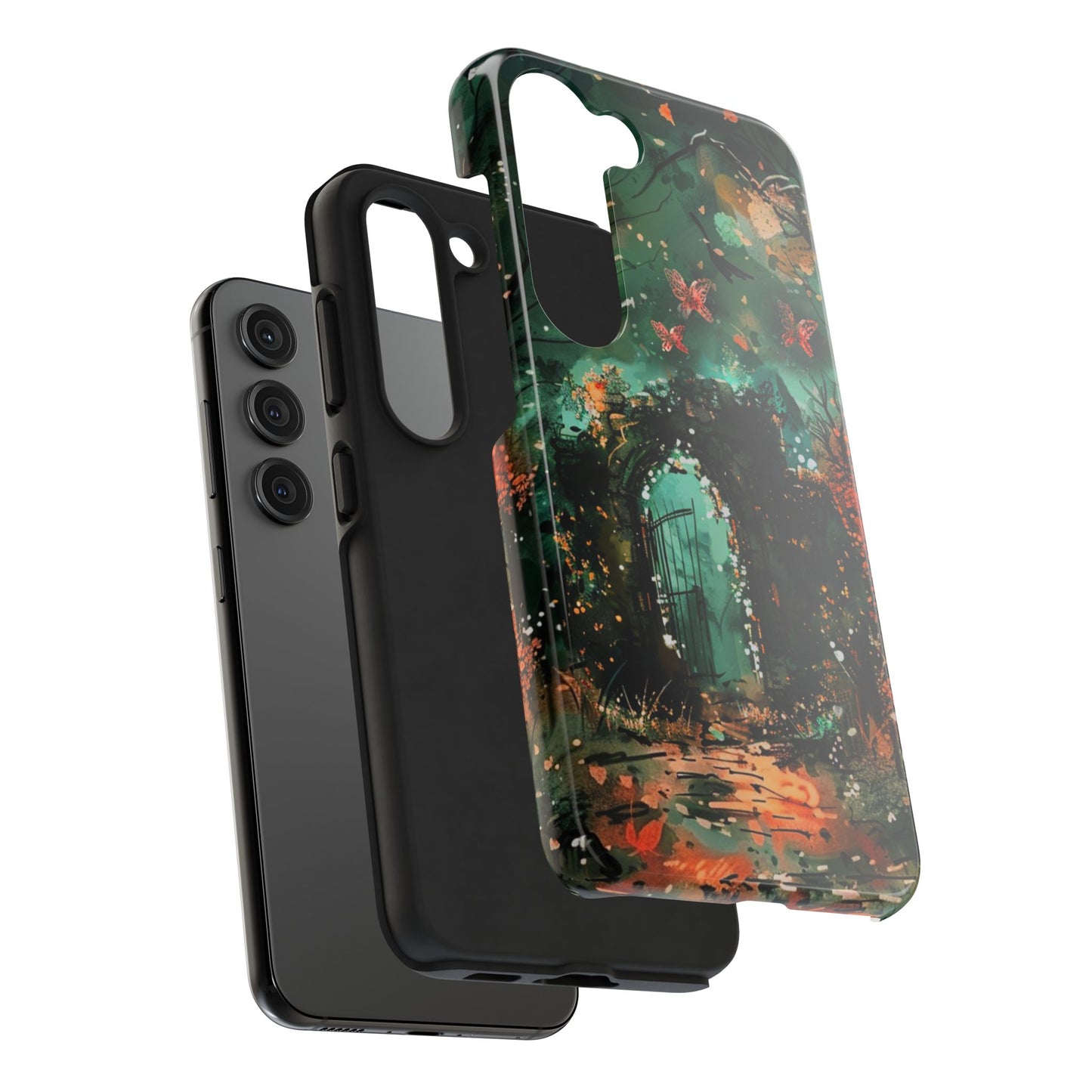 iPhone Android Lonely Ancient Fantasy Gate Phone Case