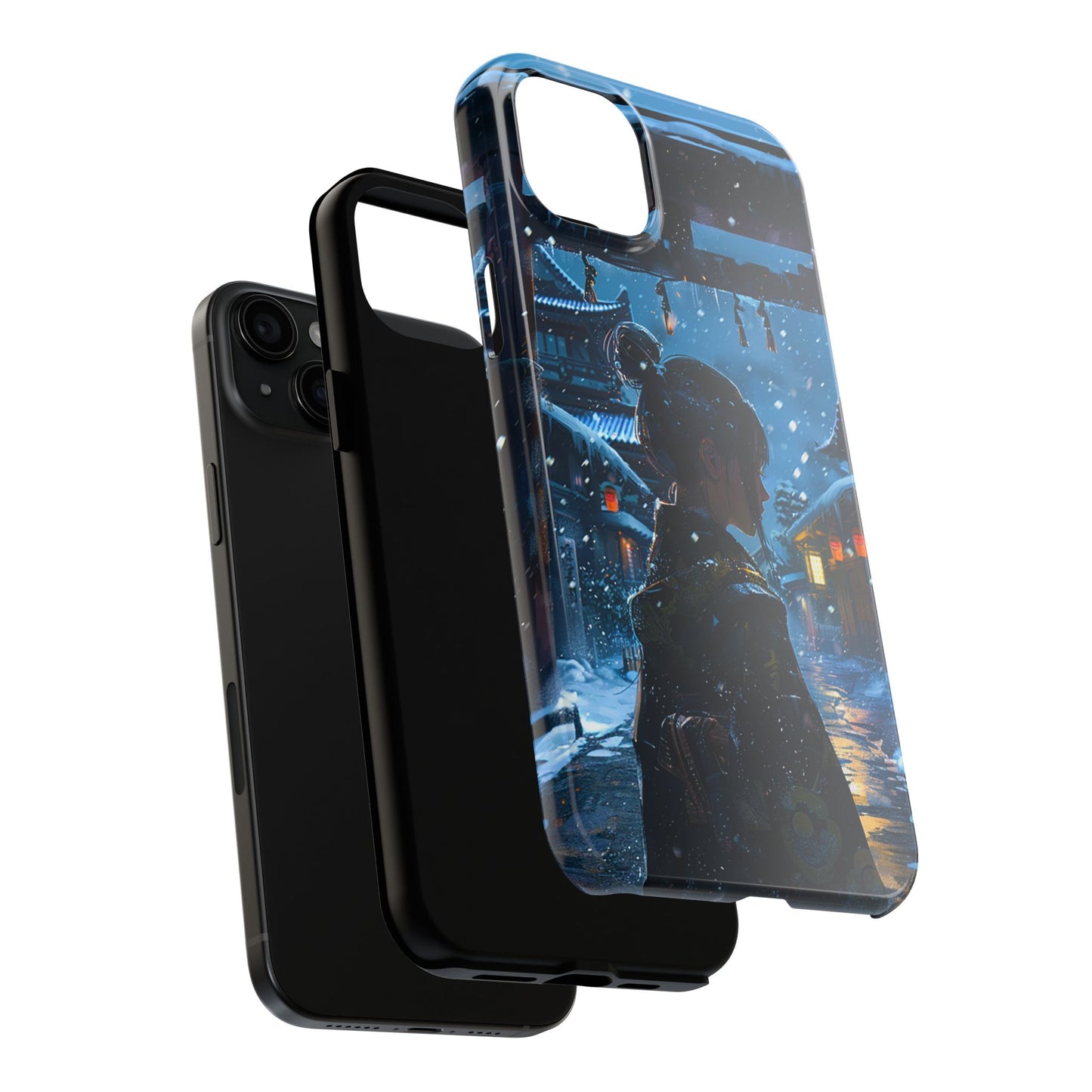 Snowy Japanese Village Tough Phone Case iPhone Android