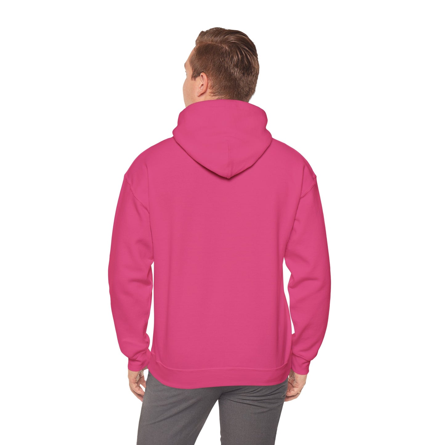 Anime Summer-Themed Unisex Heavy Blendâ„¢ Hooded Sweatshirt with Art of Girl & Coconut Tree under a Shooting Star - Warm Tropical Vibes