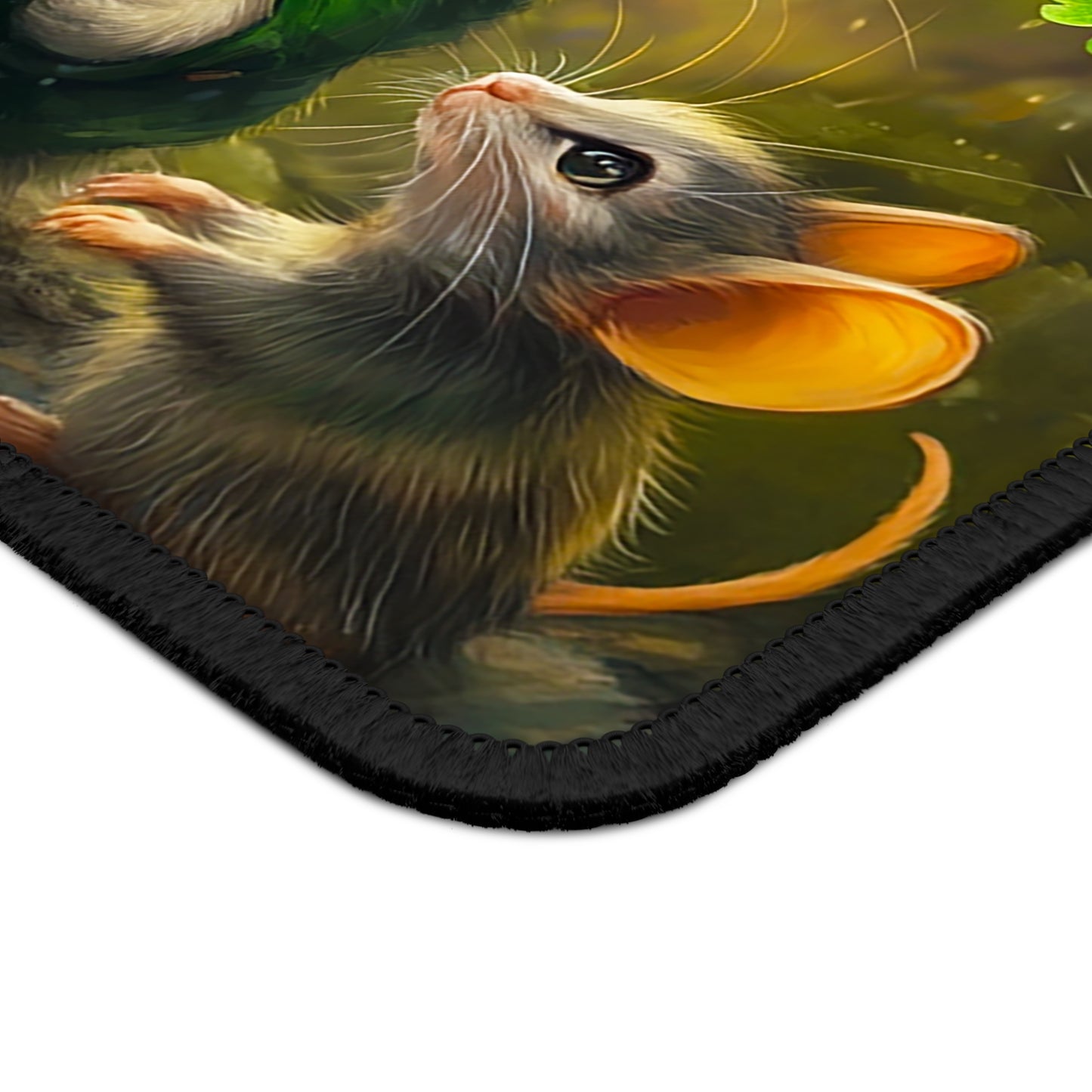Saint Patrick's Day Theme Cat Gaming Mouse Pad