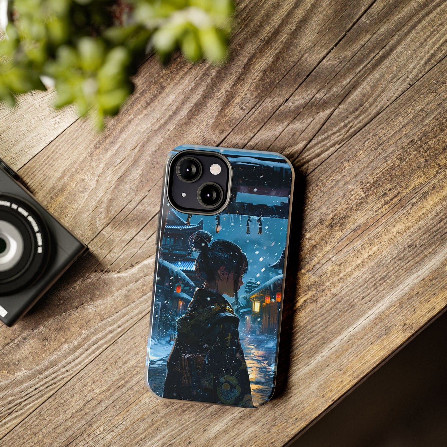 Snowy Japanese Village Tough Phone Case iPhone Android