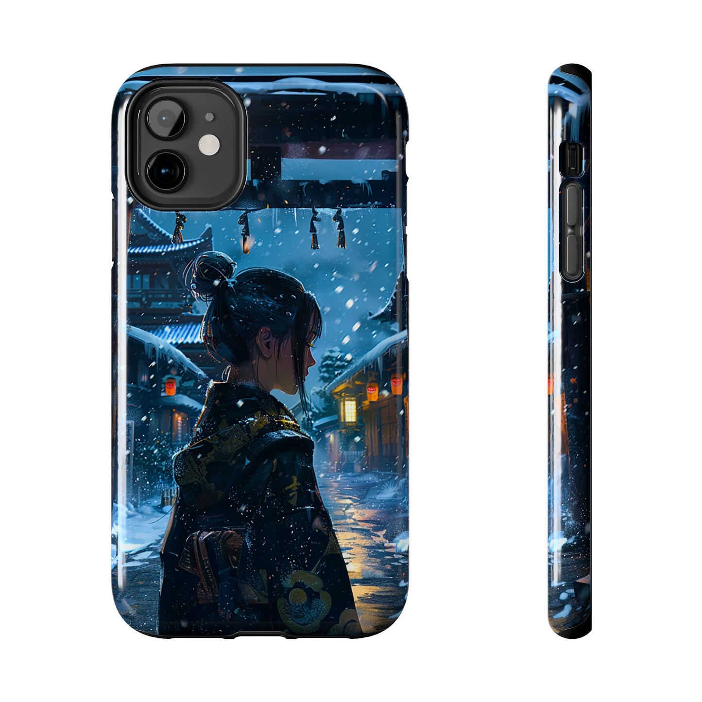 Snowy Japanese Village Tough Phone Case iPhone Android