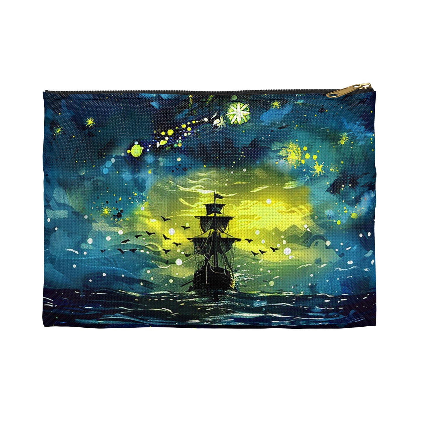 Starry Sky Lost Pirate Ship Accessory Pouch