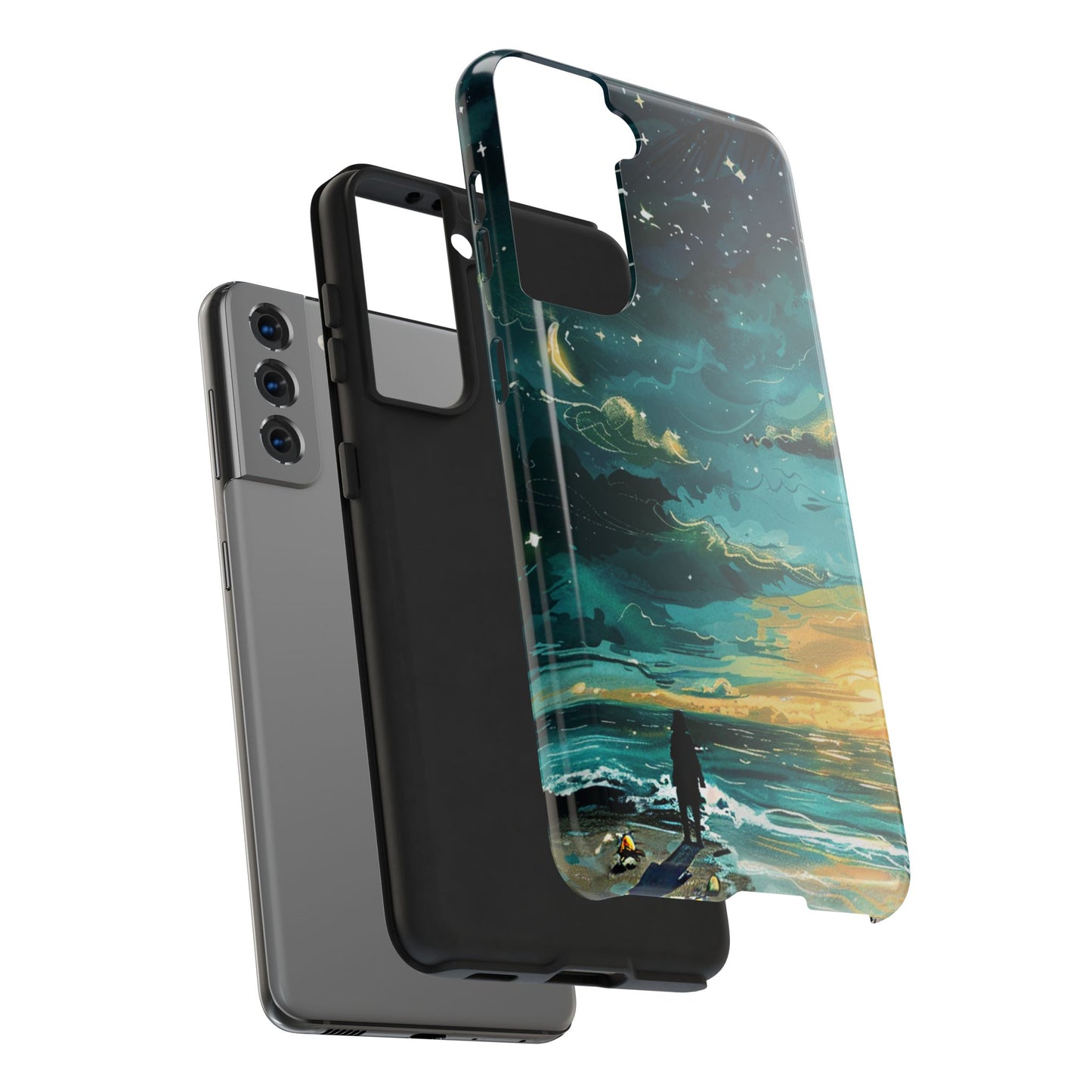 iPhone Android Faraway Warm Tropical Beach Phone Case