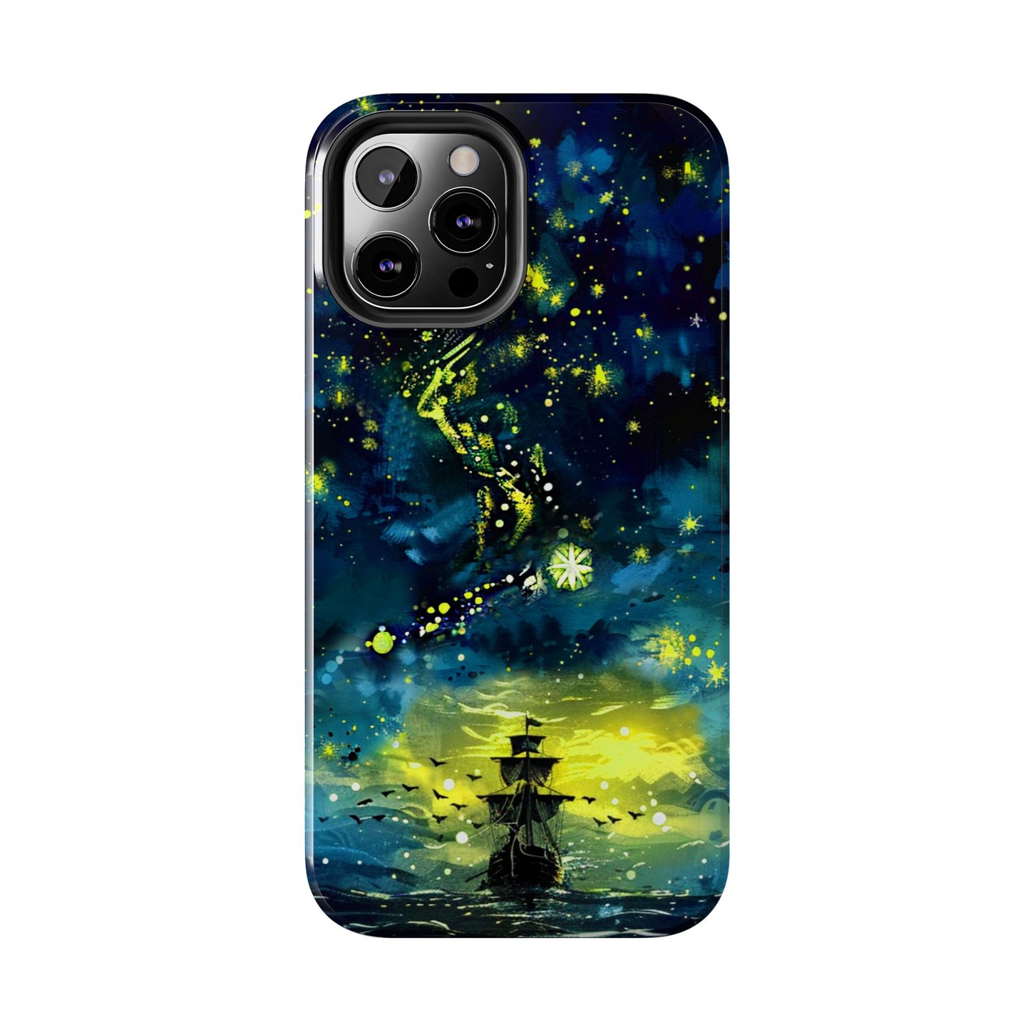 iPhone Android Starry Sky Lost Pirate Ship Phone Case