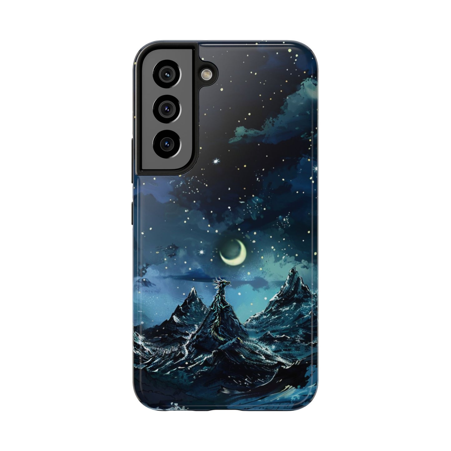 iPhone Android Fantasy Snowy Mountain Dragon Phone Case