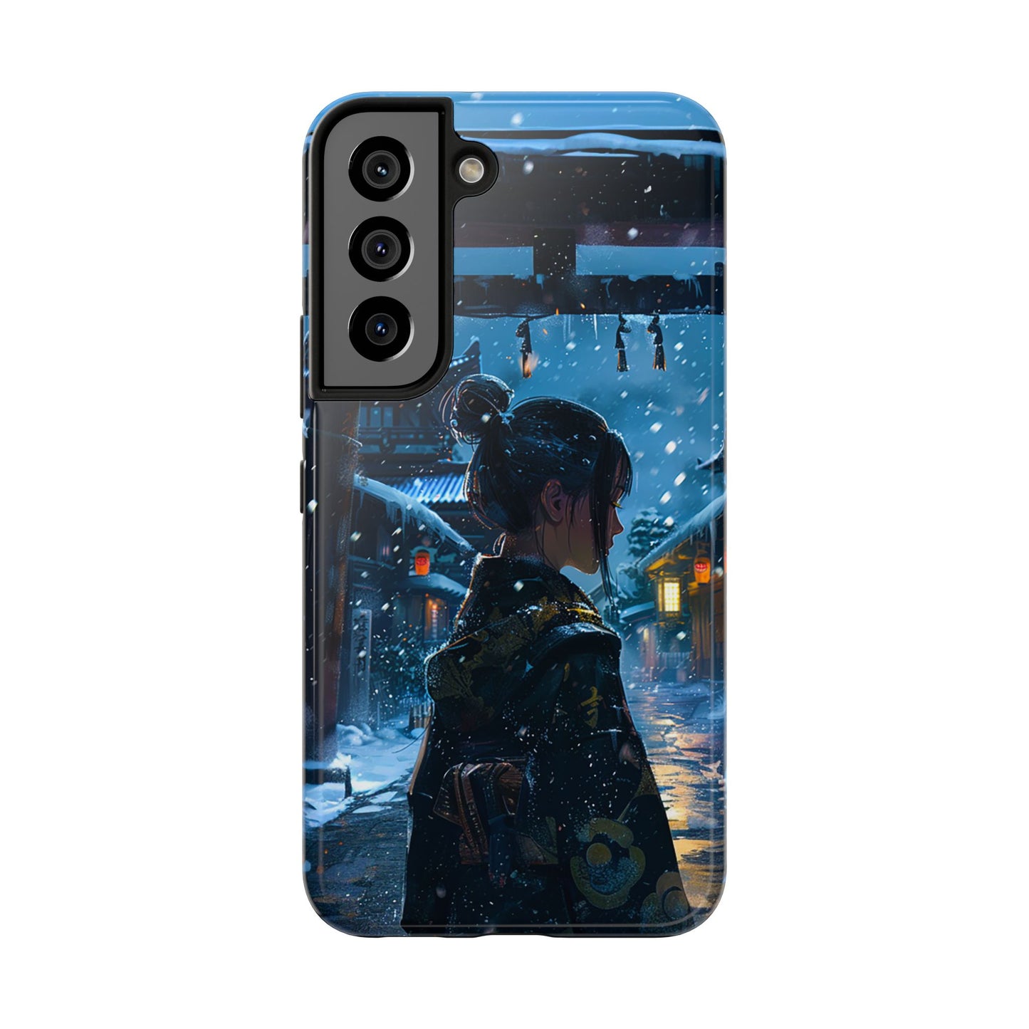 Snowy Japanese Village Tough Phone Case iPhone Android