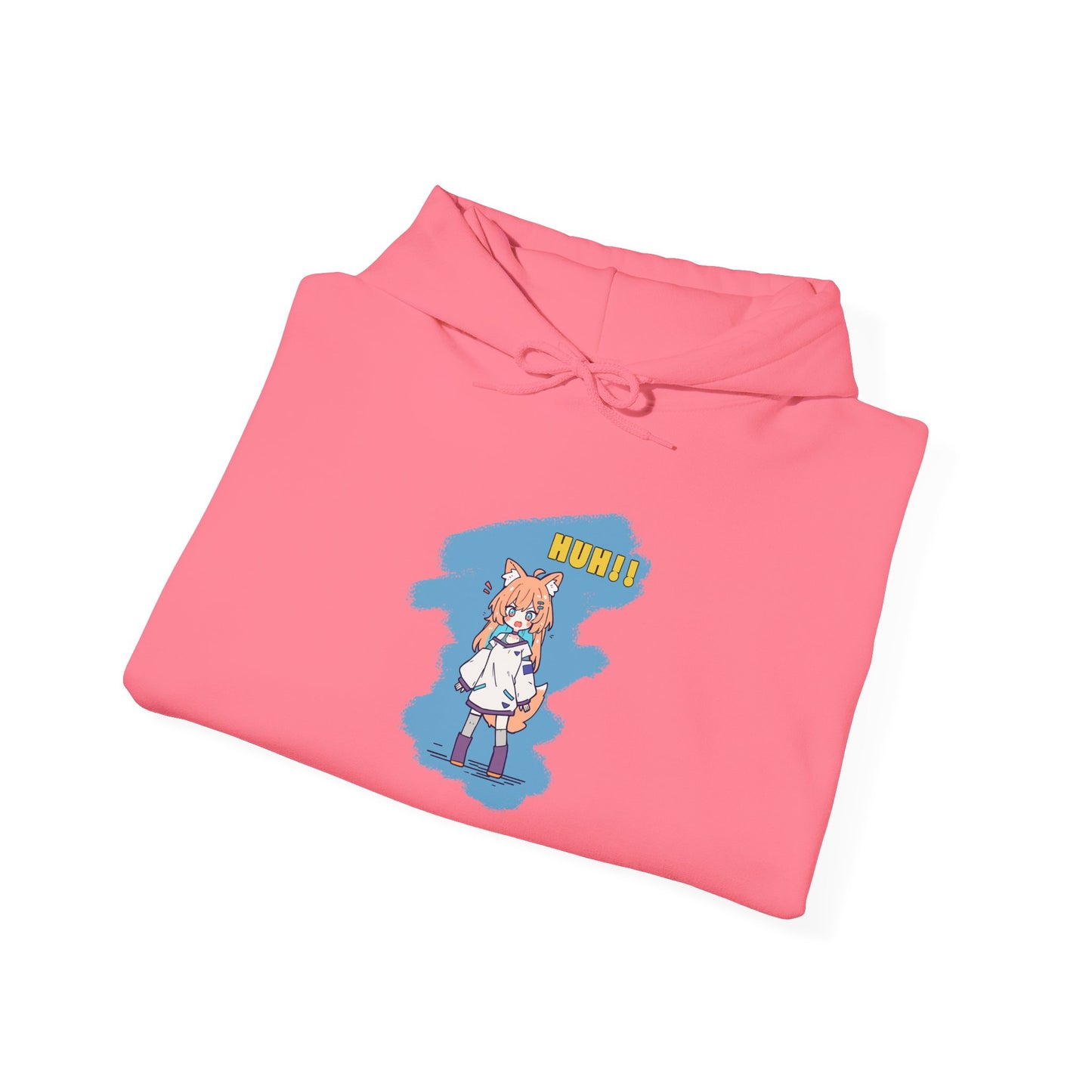 Sweet Fox Girl Huh!! Unisex - Heavy Blend⢠Hooded Sweatshirt - Vibrant Anime Style - Cute and Funny Design