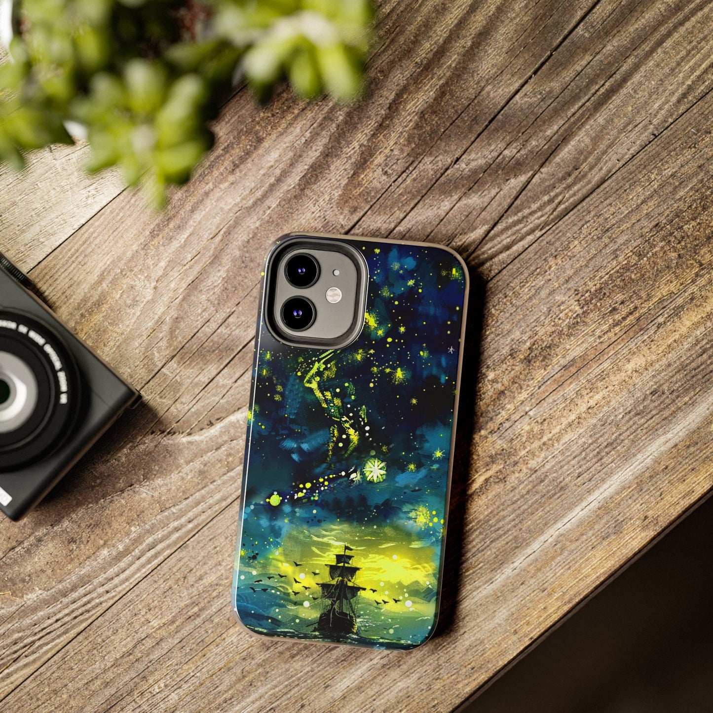 iPhone Android Starry Sky Lost Pirate Ship Phone Case