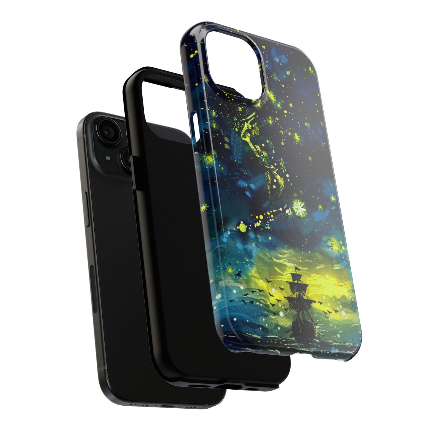 iPhone Android Starry Sky Lost Pirate Ship Phone Case