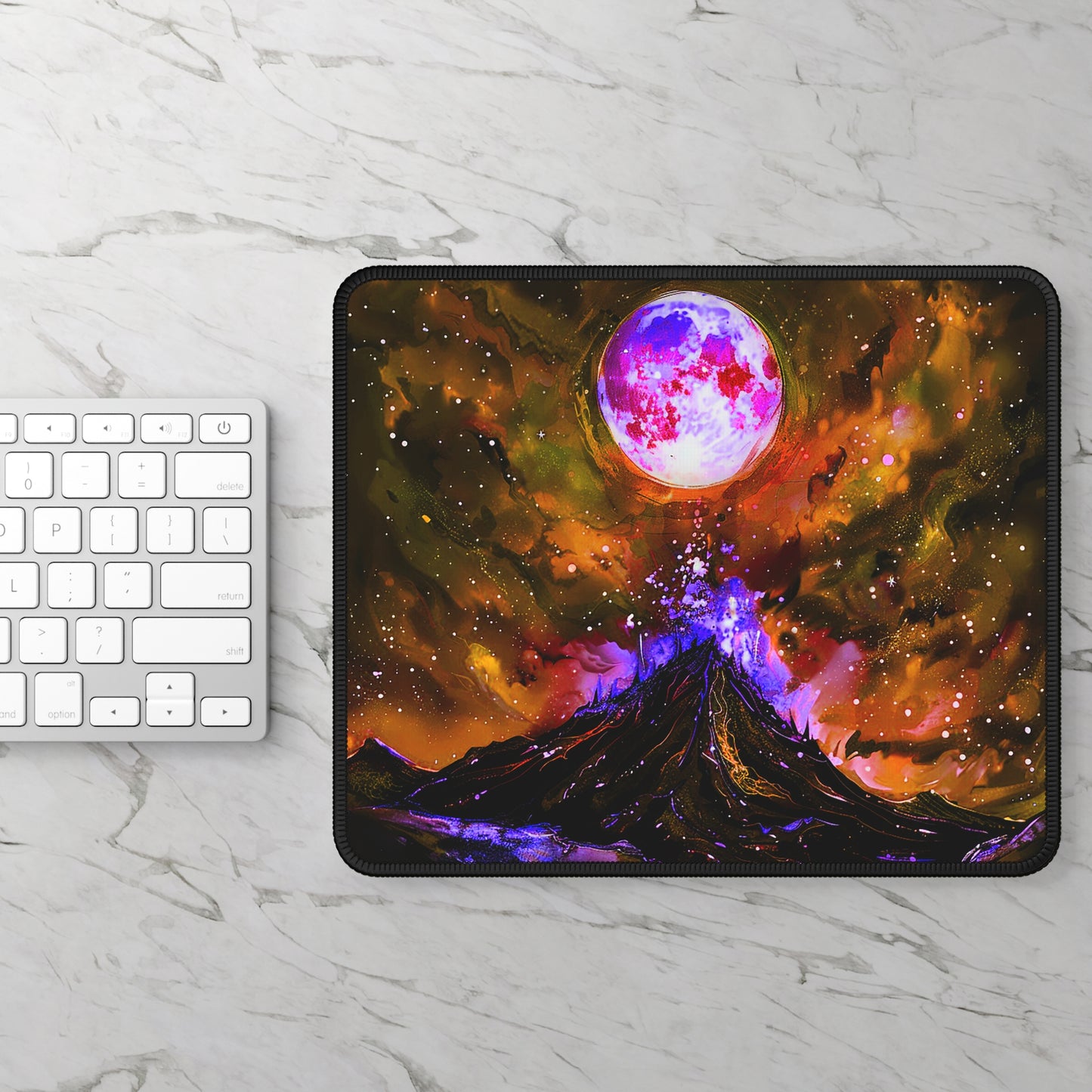 The Mystical Volcano Gaming Mouse Pad