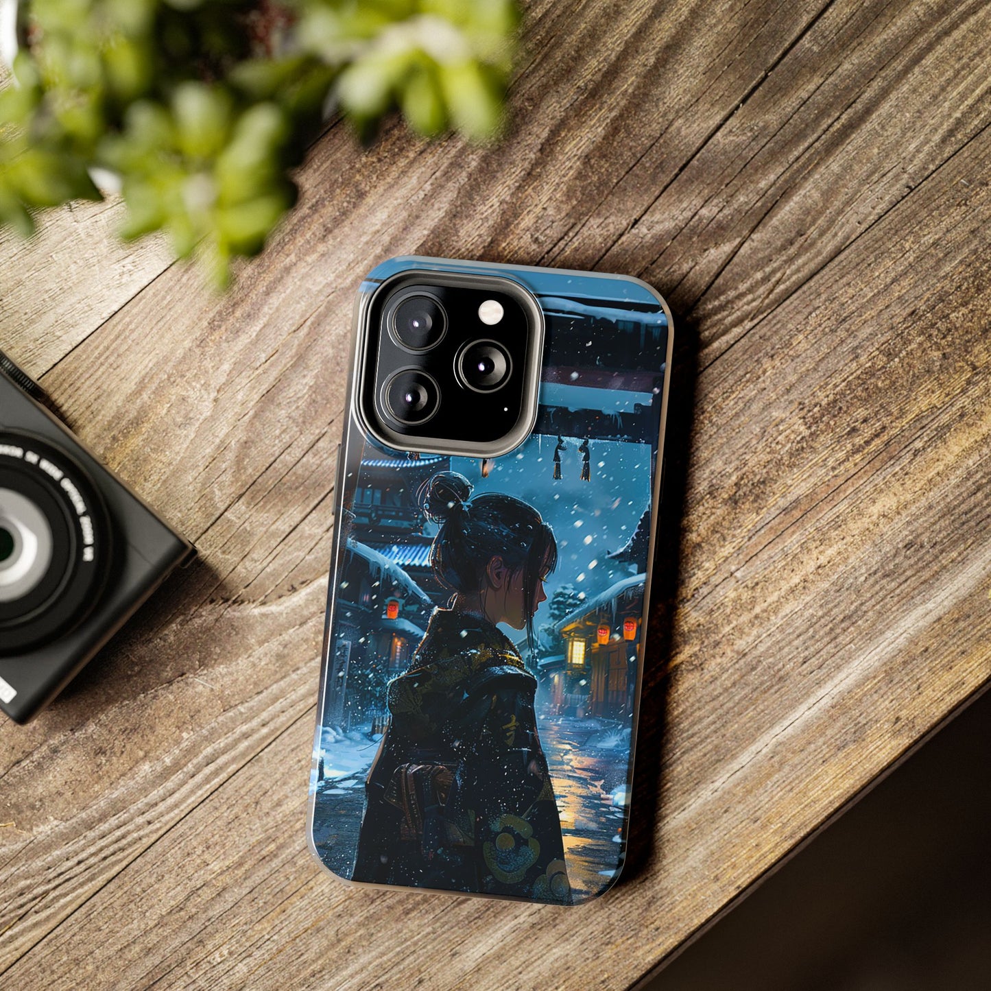 Snowy Japanese Village Tough Phone Case iPhone Android