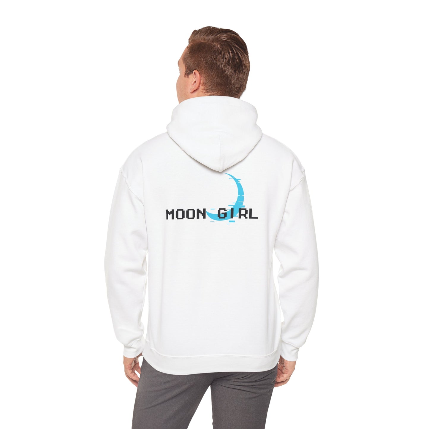Fantasy Moon Girl Torchbearer Unisex Heavy Blend™ Hooded Sweatshirt