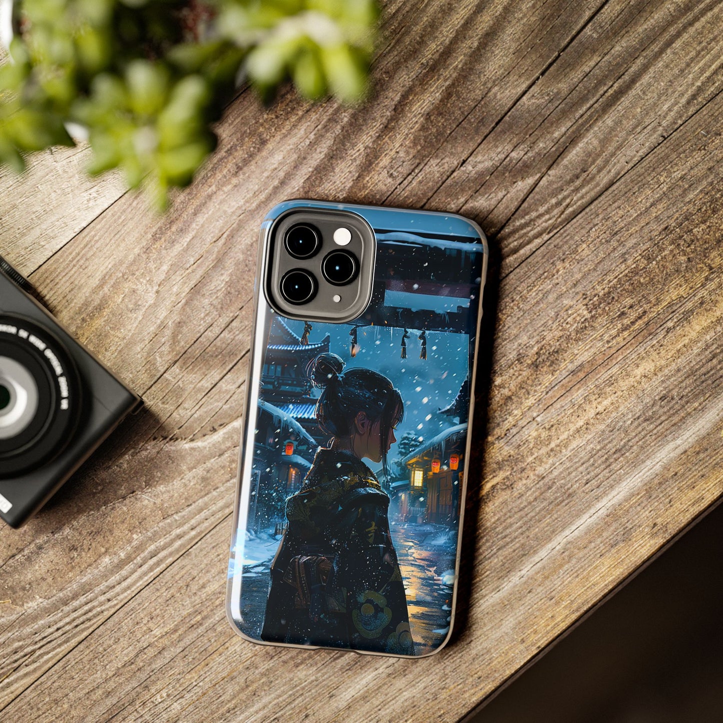 Snowy Japanese Village Tough Phone Case iPhone Android