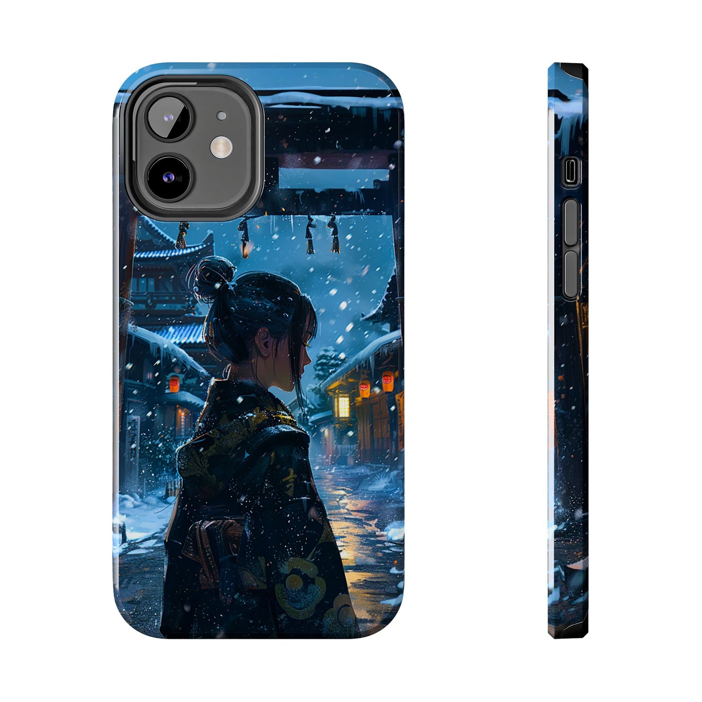 Snowy Japanese Village Tough Phone Case iPhone Android
