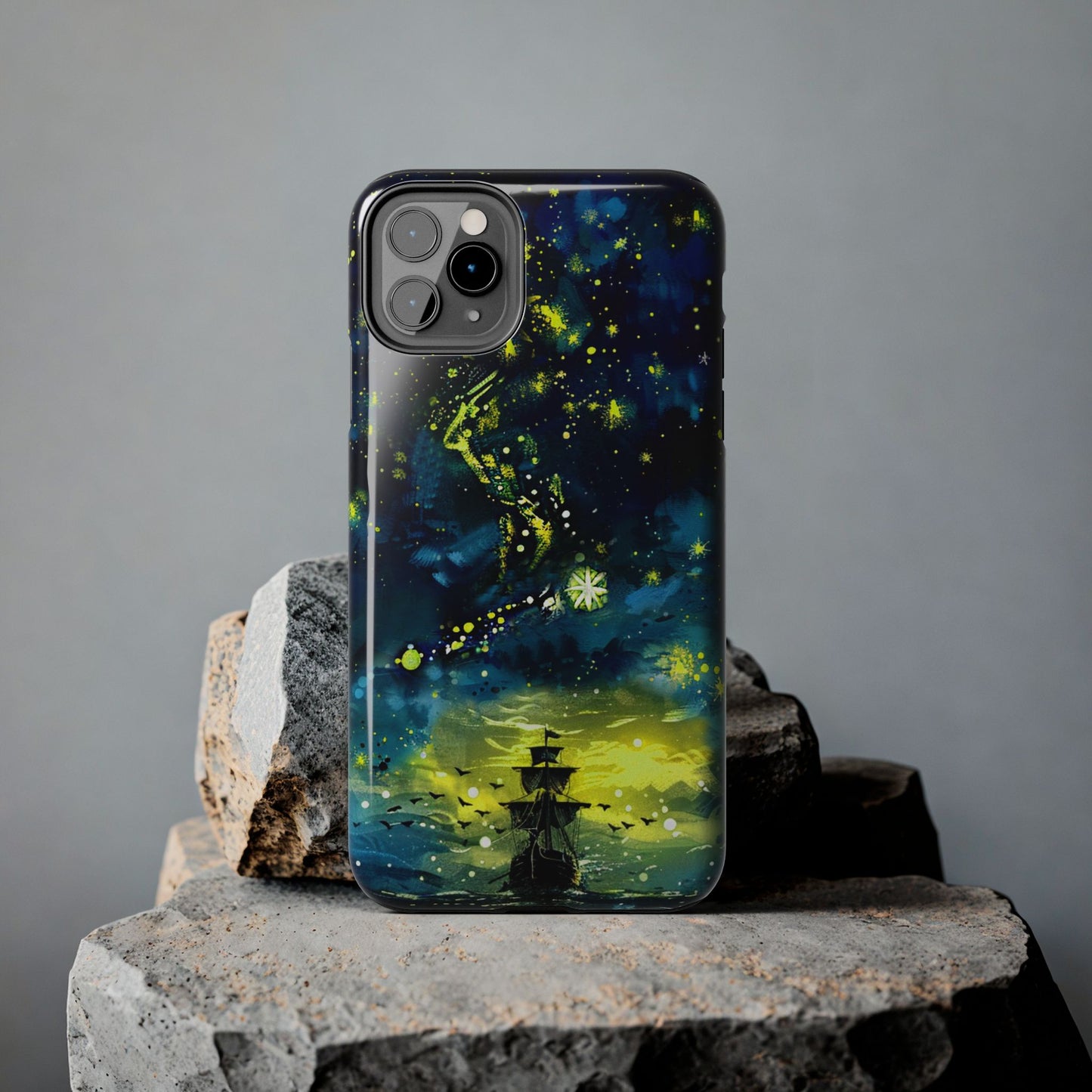 iPhone Android Starry Sky Lost Pirate Ship Phone Case