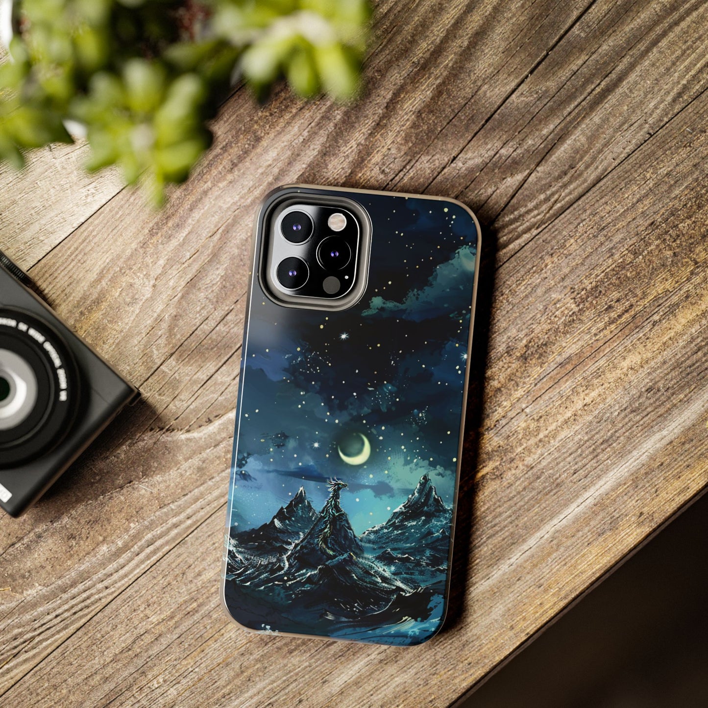 iPhone Android Fantasy Snowy Mountain Dragon Phone Case