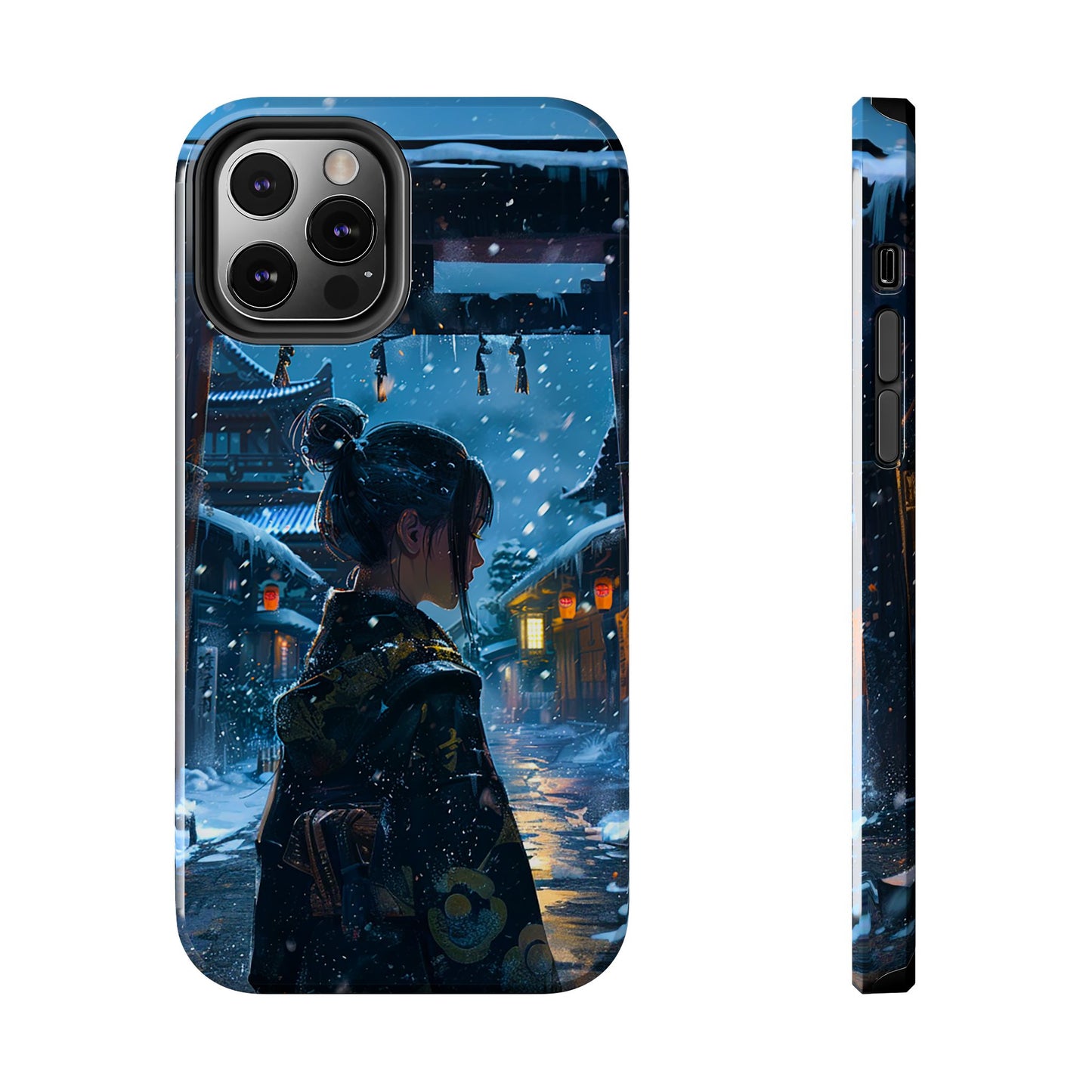 Snowy Japanese Village Tough Phone Case iPhone Android