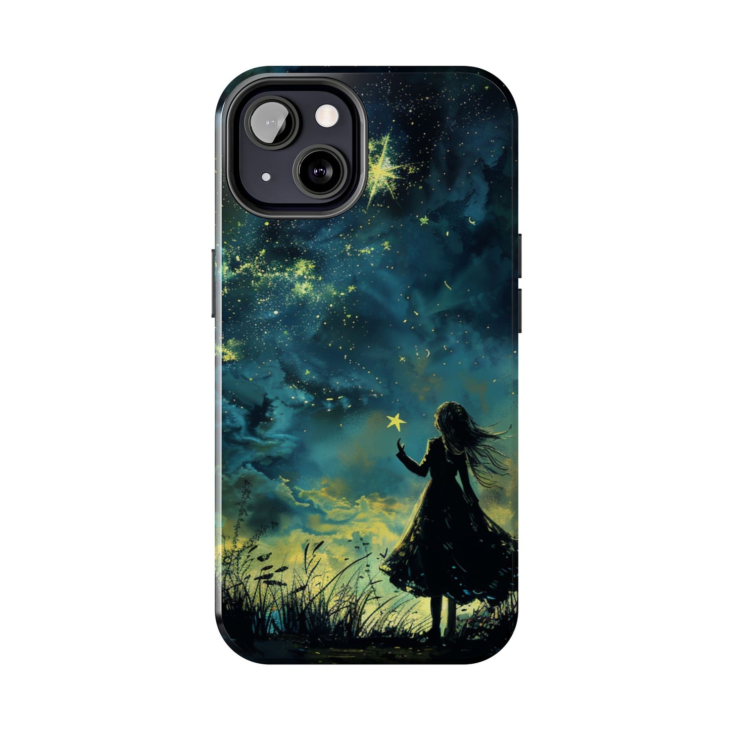 iPhone Android Wishing Star Girl Phone Case