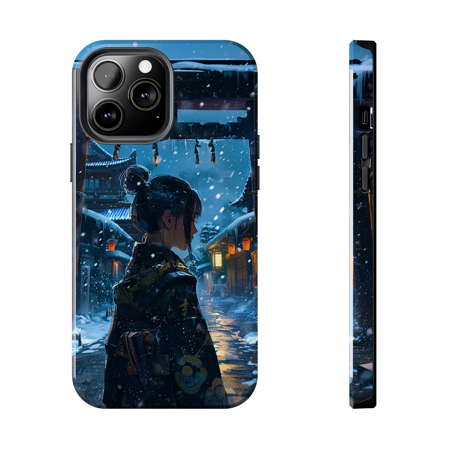 Snowy Japanese Village Tough Phone Case iPhone Android