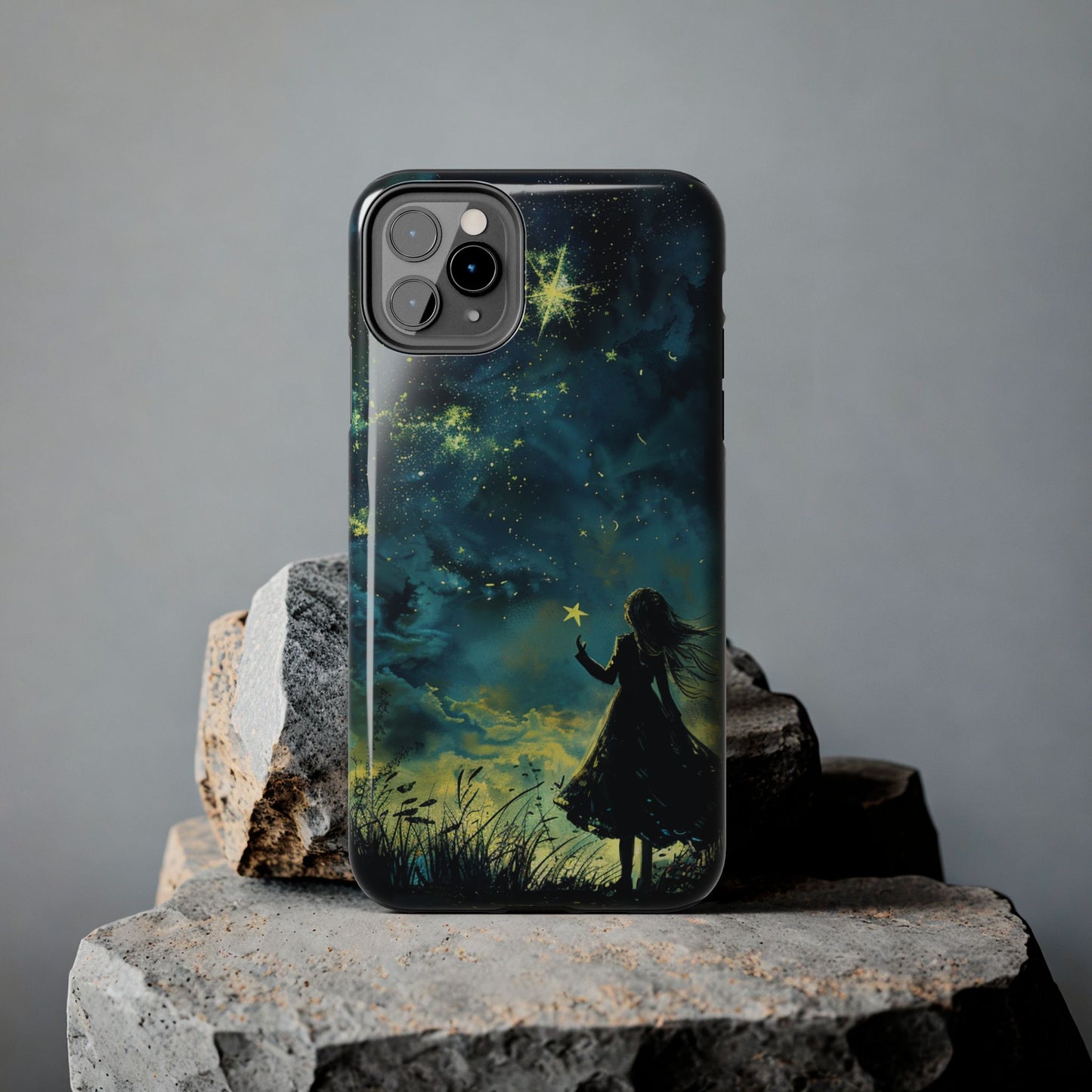 iPhone Android Wishing Star Girl Phone Case