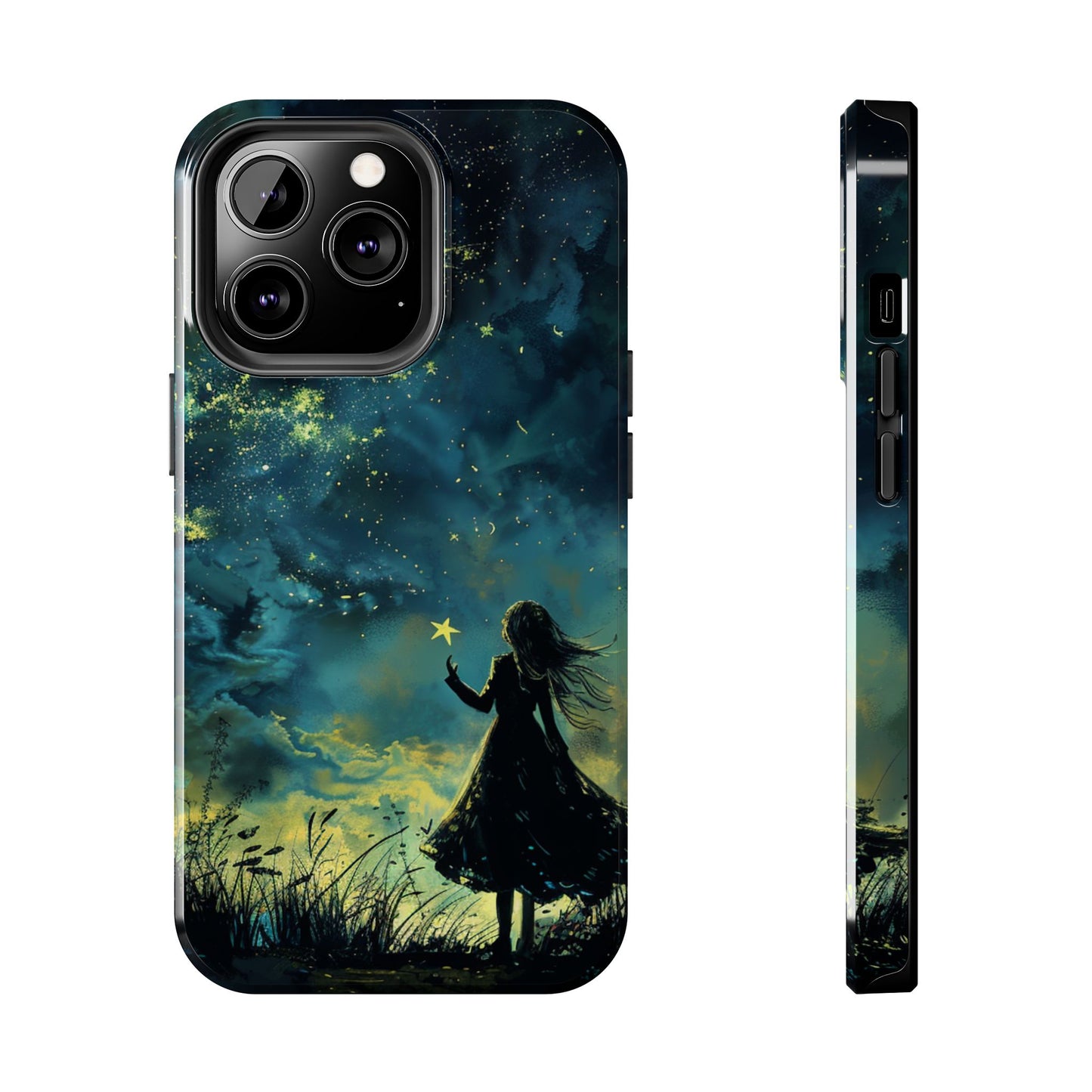 iPhone Android Wishing Star Girl Phone Case