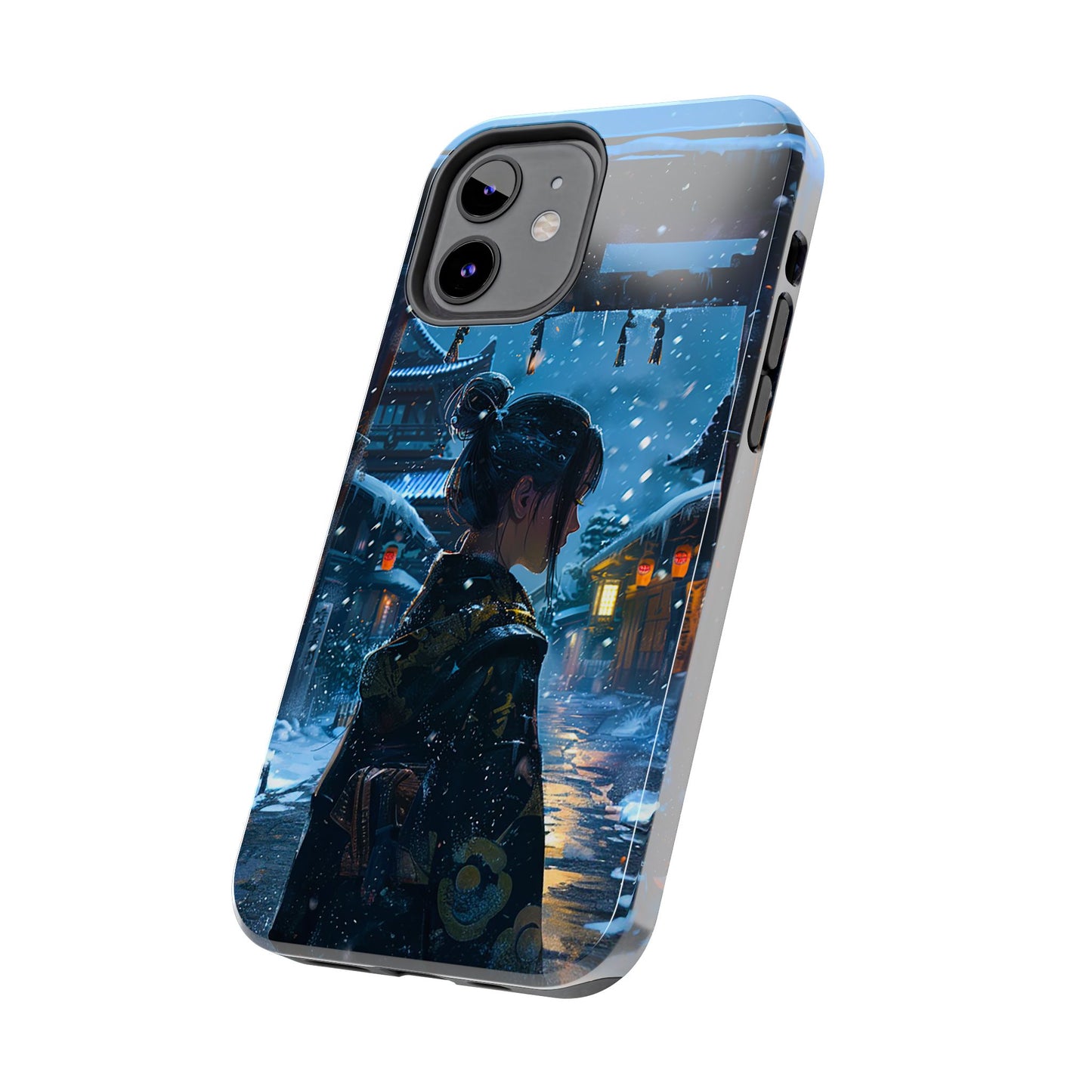 Snowy Japanese Village Tough Phone Case iPhone Android