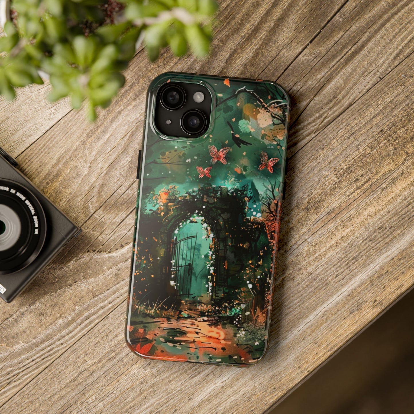 iPhone Android Lonely Ancient Fantasy Gate Phone Case