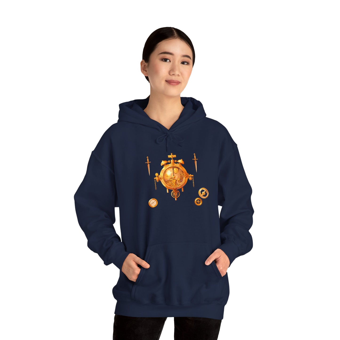 Steampunk Clocks and Gears Unisex Heavy Blend™ Hooded Sweatshirt