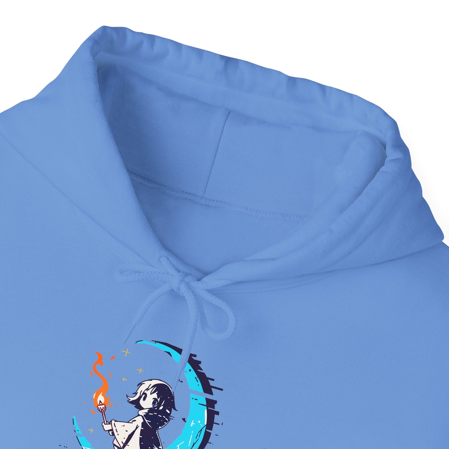 Fantasy Moon Girl Torchbearer Unisex Heavy Blend™ Hooded Sweatshirt