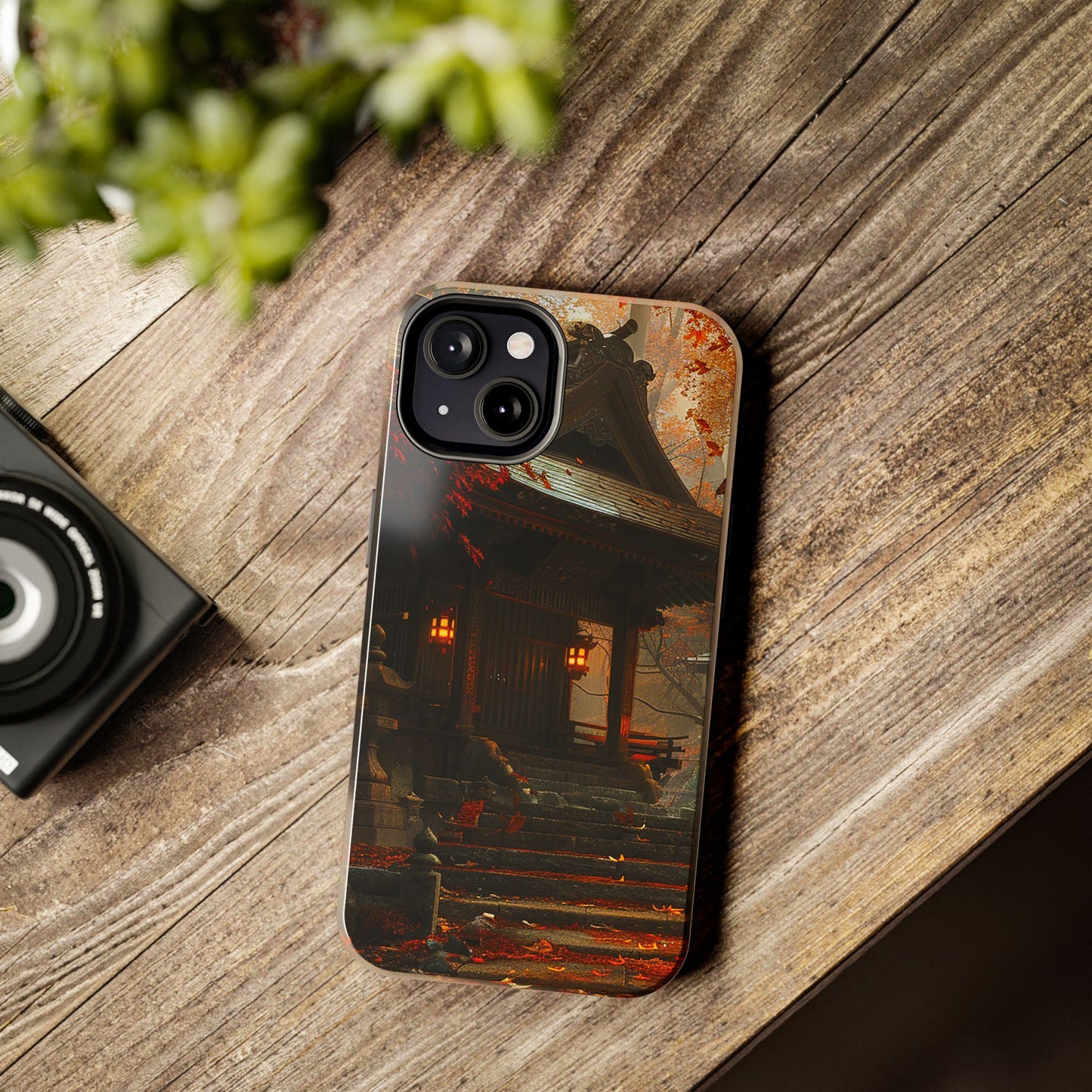 Japanese Autumn Shinto Shrine Tough Phone Case