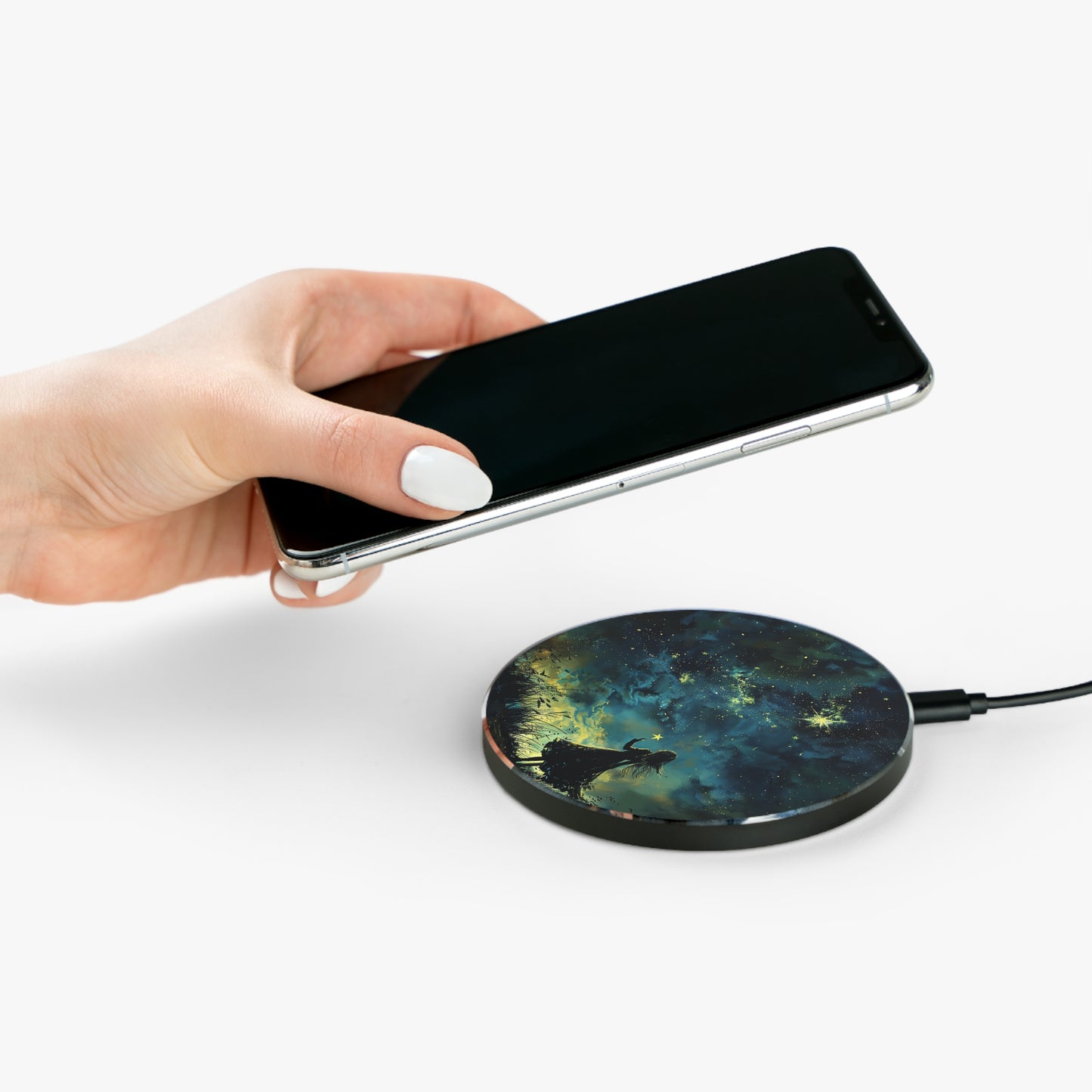 Wishing Star Girl Wireless Charger