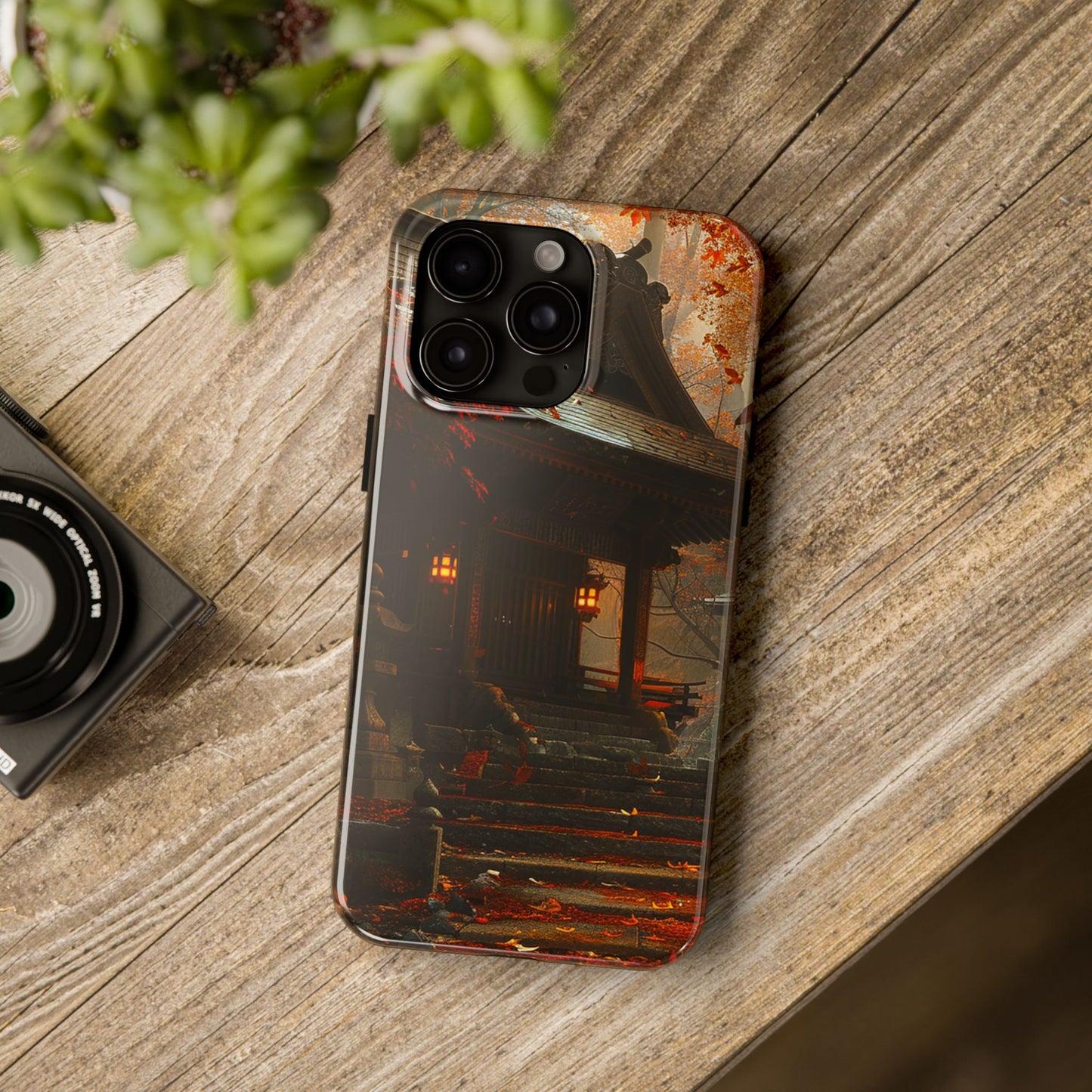 Japanese Autumn Shinto Shrine Tough Phone Case