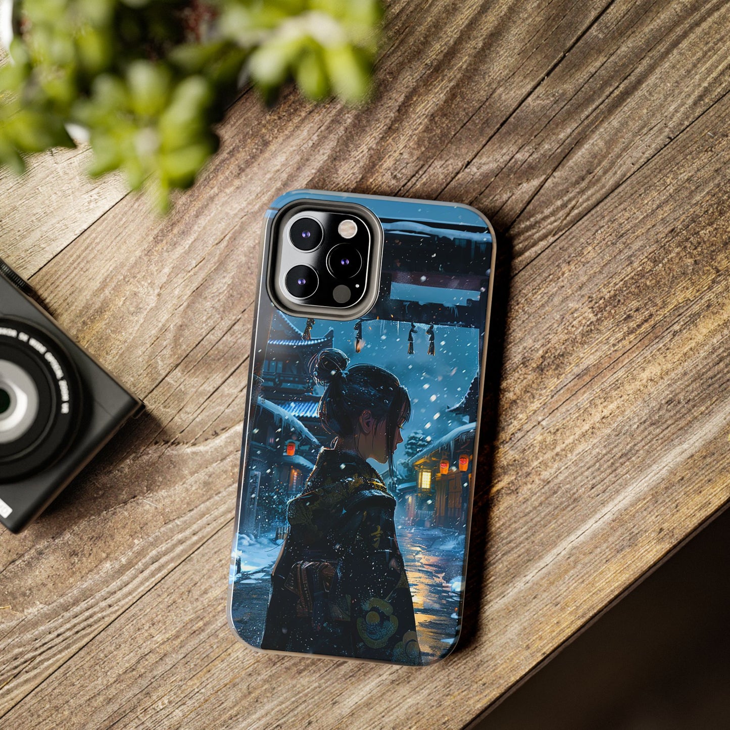 Snowy Japanese Village Tough Phone Case iPhone Android