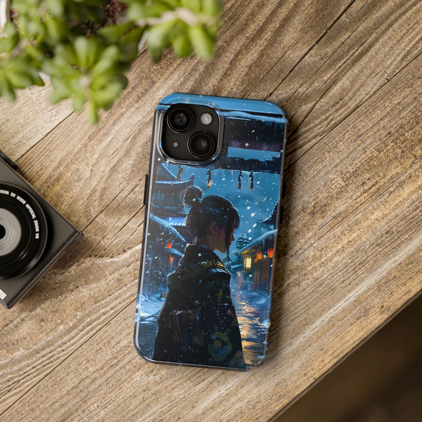 Snowy Japanese Village Tough Phone Case iPhone Android