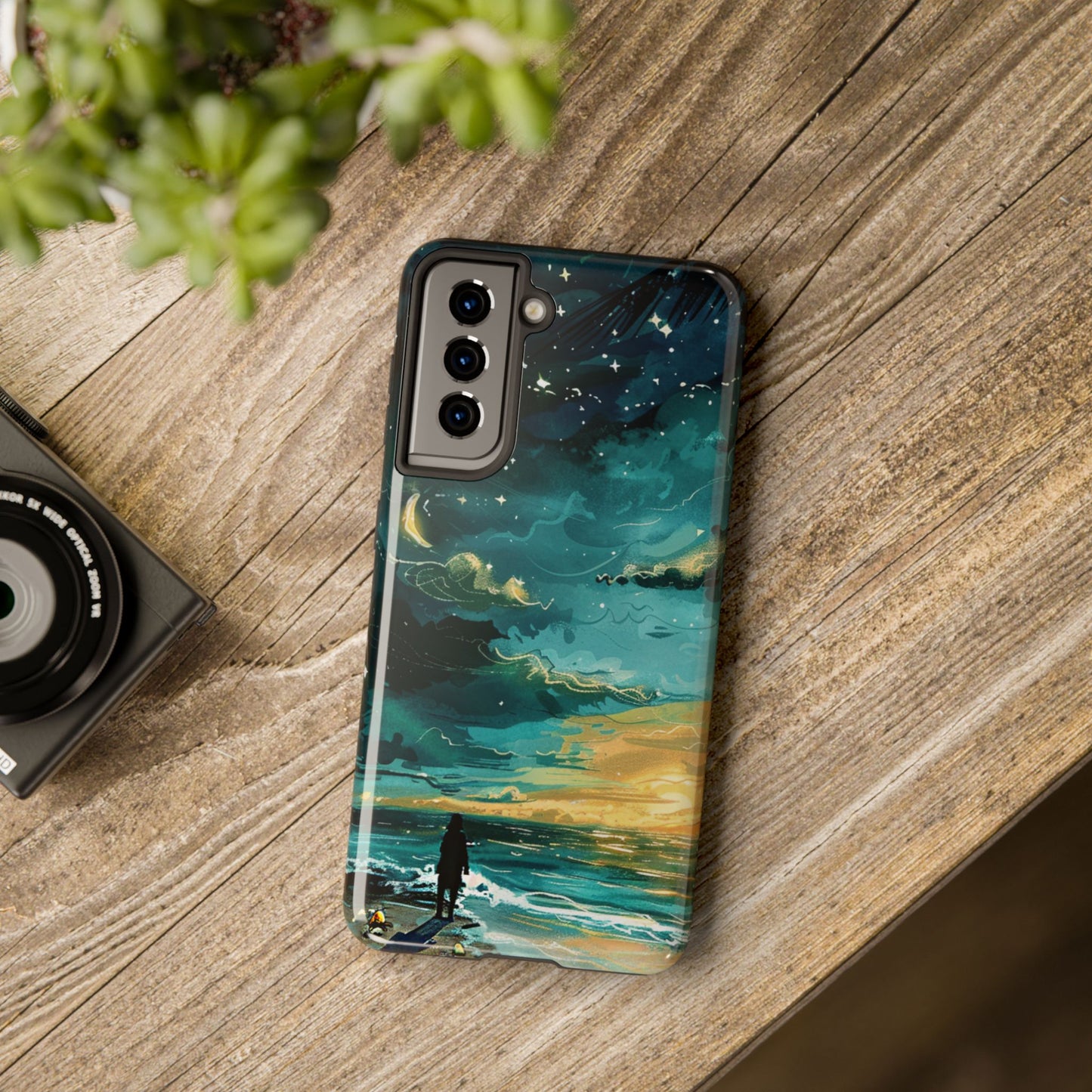 iPhone Android Faraway Warm Tropical Beach Phone Case