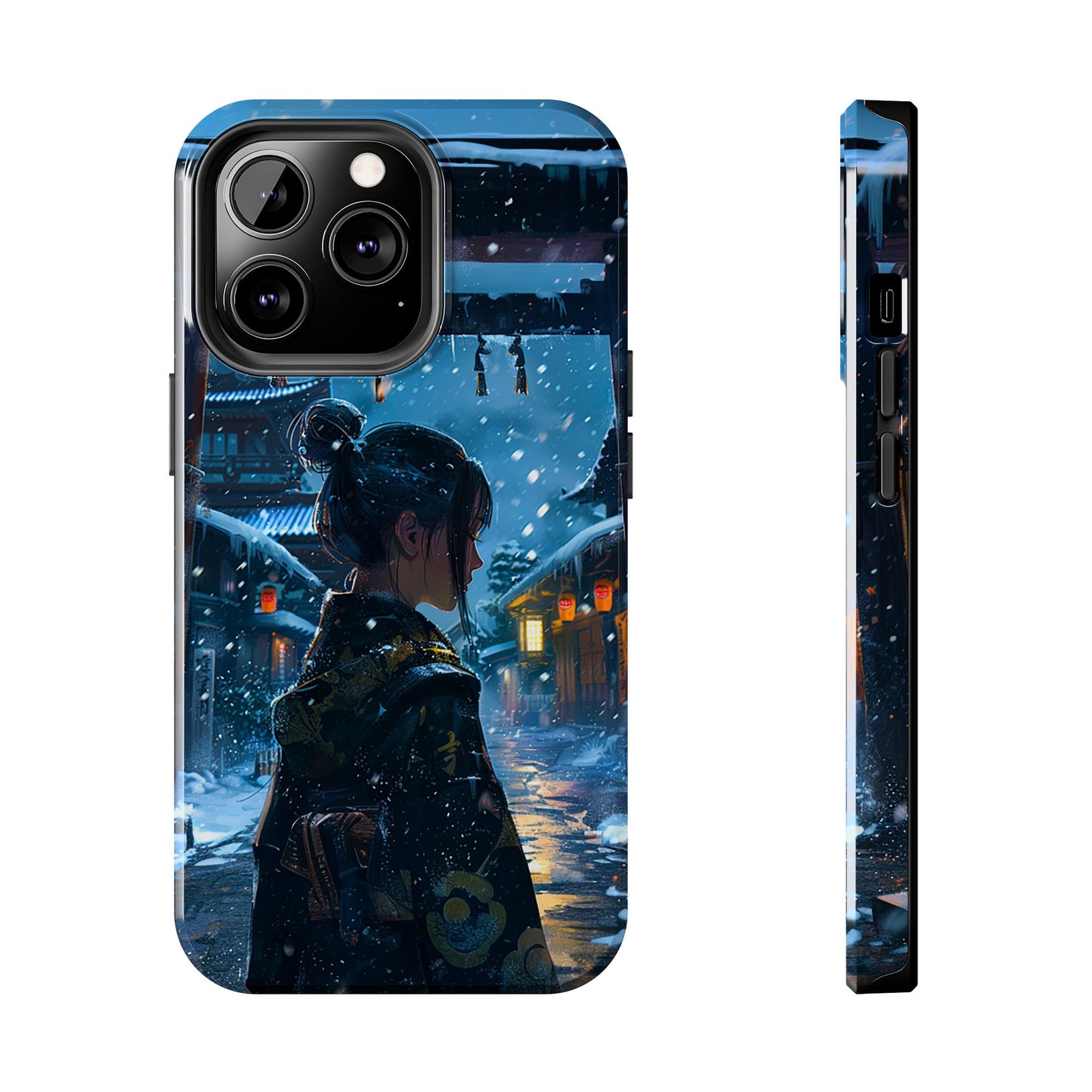 Snowy Japanese Village Tough Phone Case iPhone Android