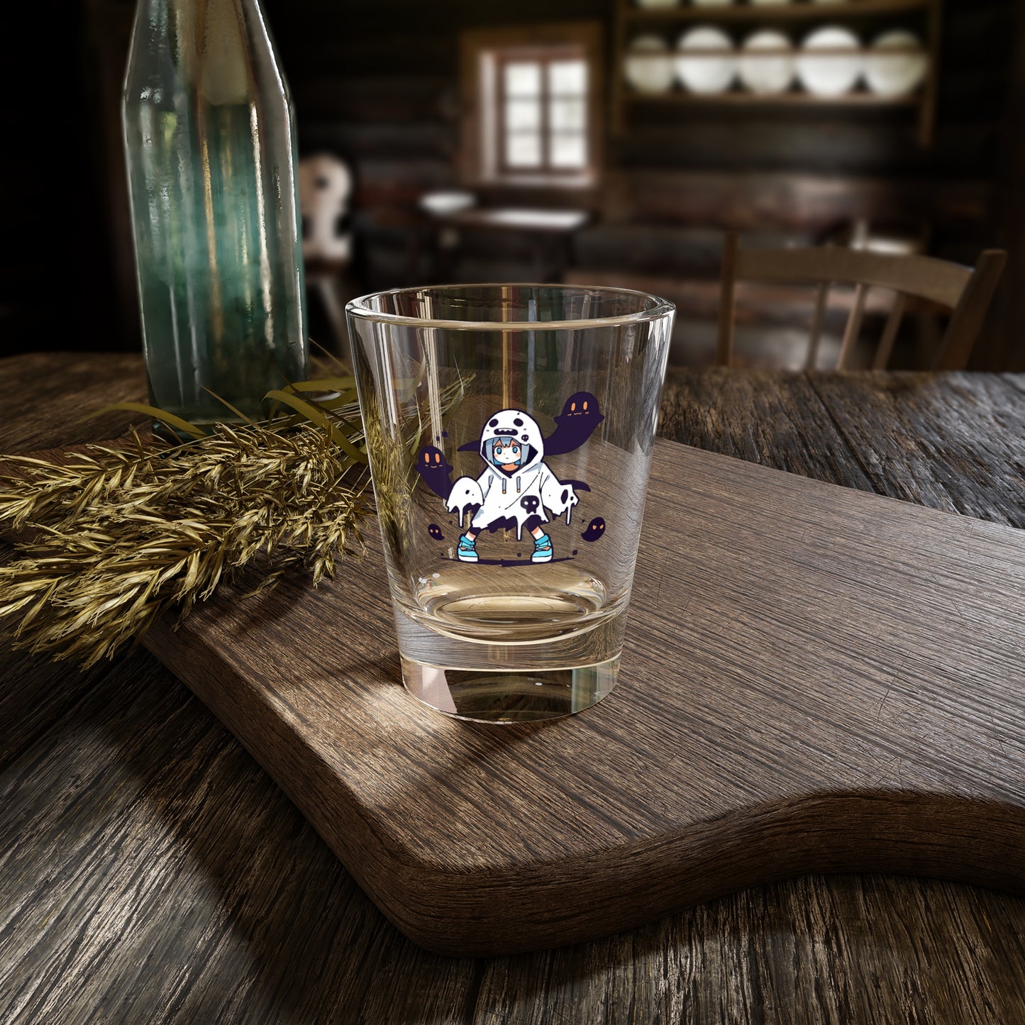 Anime Ghost Costume Girl Shot Glass, 1.5oz