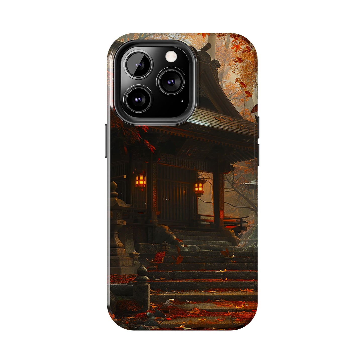 Japanese Autumn Shinto Shrine Tough Phone Case