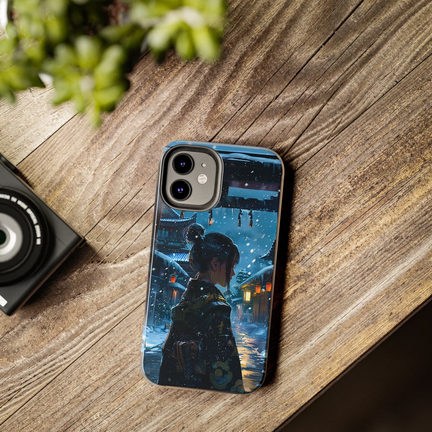 Snowy Japanese Village Tough Phone Case iPhone Android