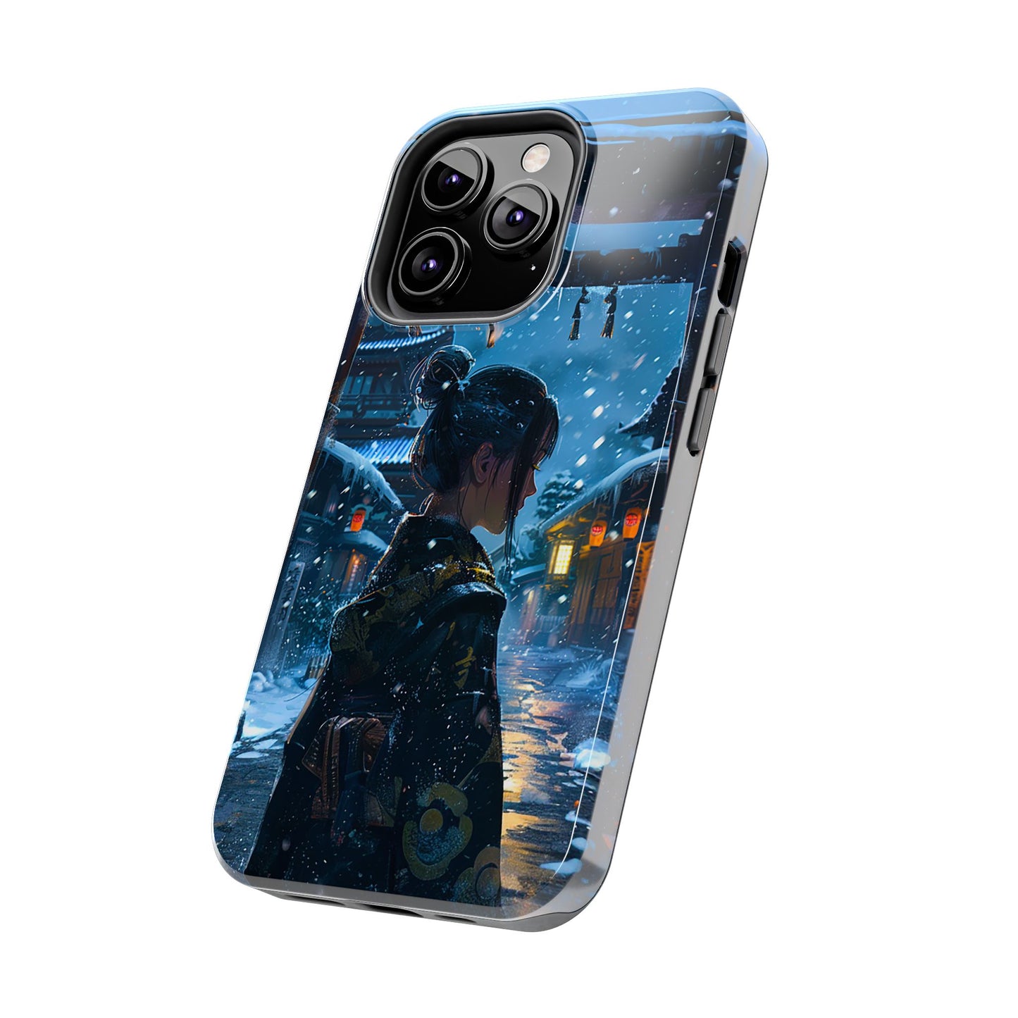 Snowy Japanese Village Tough Phone Case iPhone Android